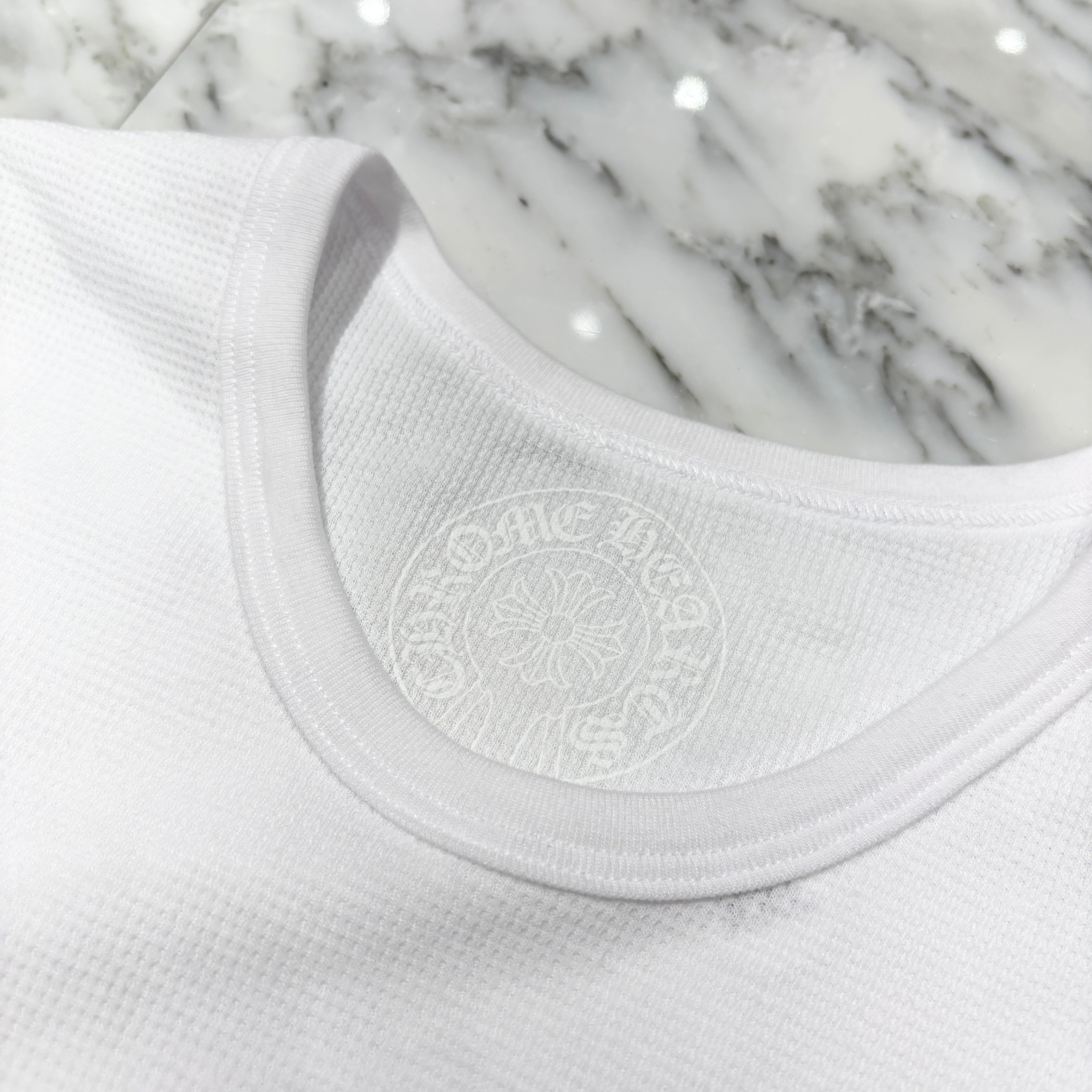 CHROME HEARTS 2025SS Scroll Label Arm Logo Print Thermal Long Sleeve Tee Size S クロムハーツ スクロールラベル アームロゴプリント  サーマル ロングスリーブ Tシャツ サイズS