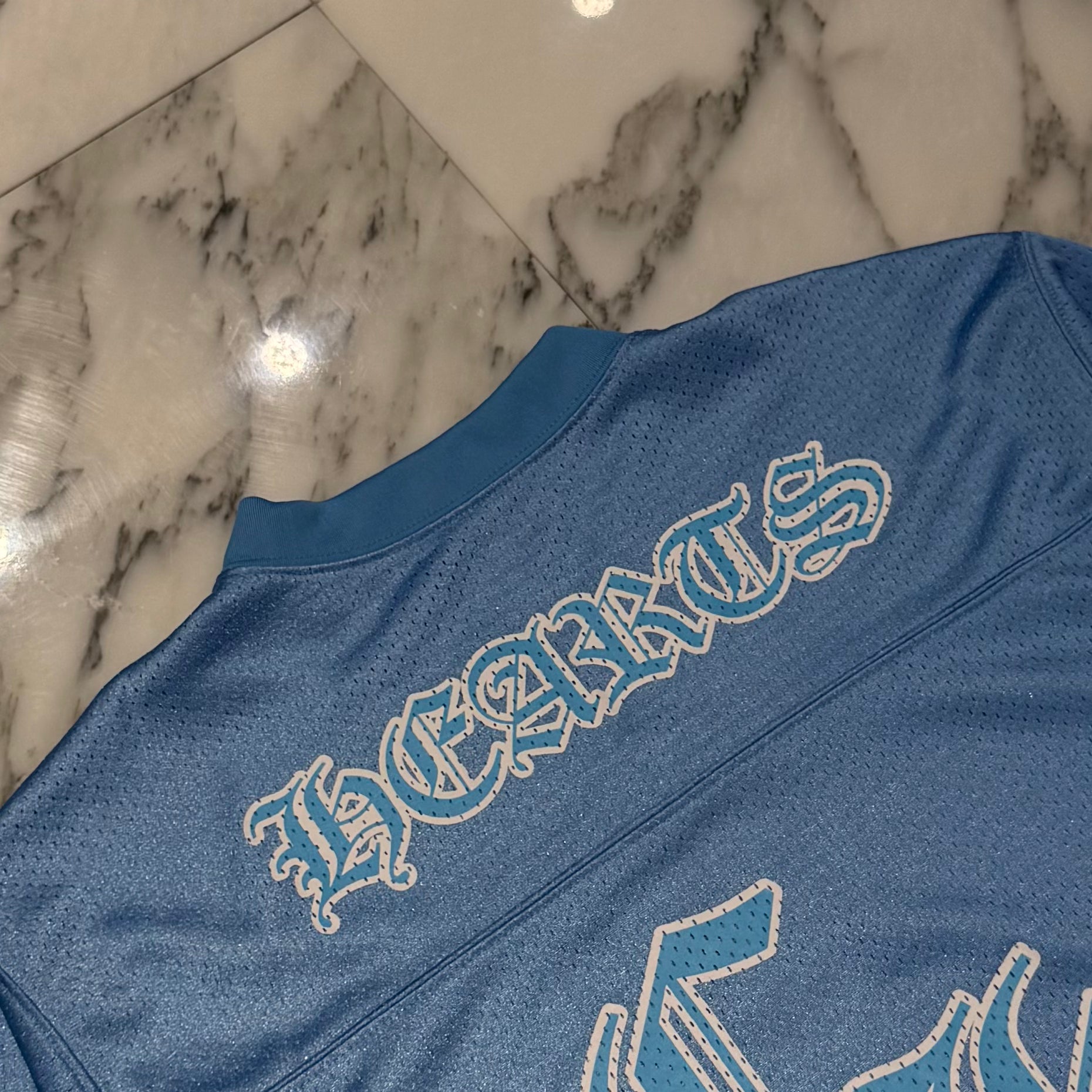 CHROME HEARTS Mesh Warm Up Jersey Size M クロムハーツ メッシュウォームアップ ジャージー サイズM