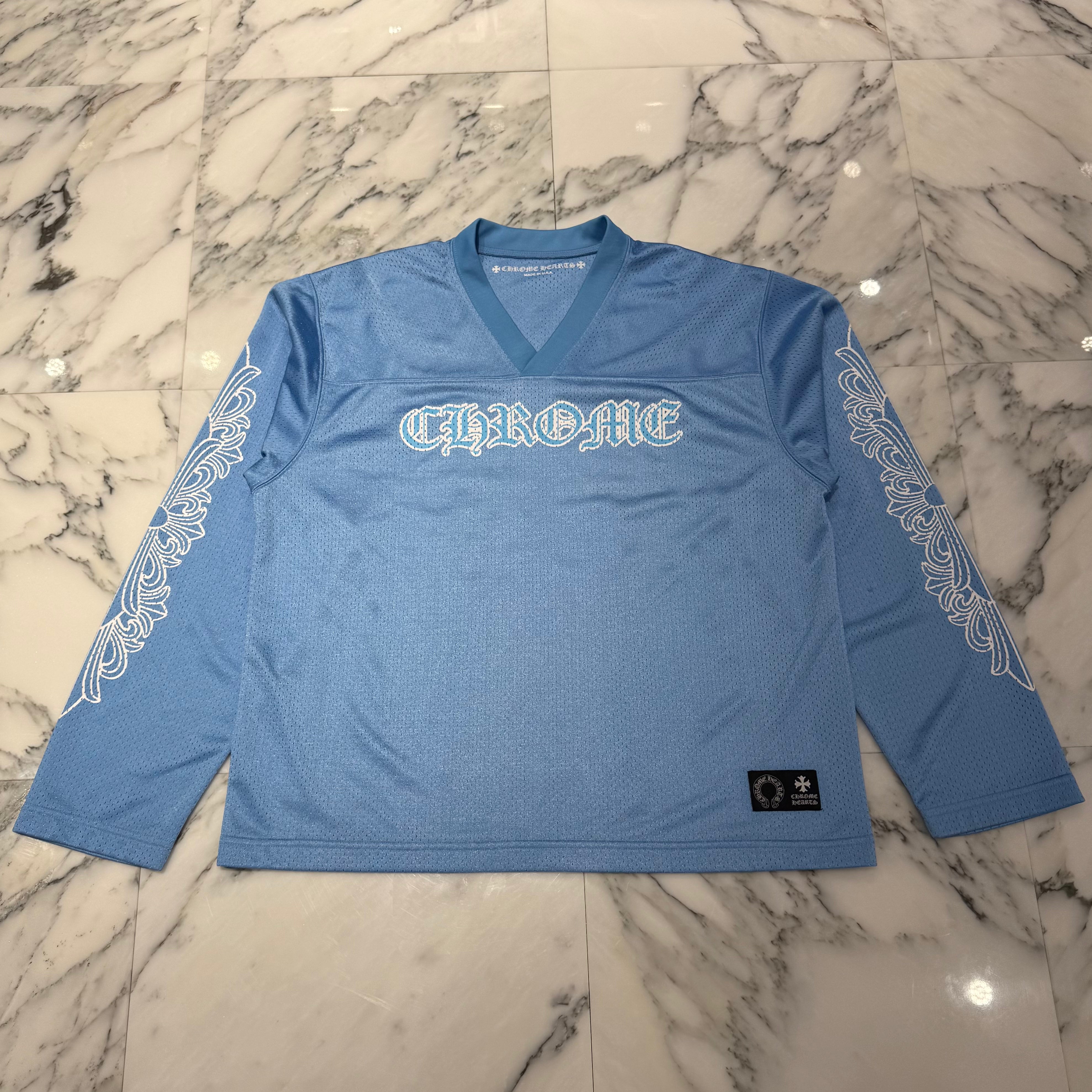 CHROME HEARTS Mesh Warm Up Jersey Size M クロムハーツ メッシュウォームアップ ジャージー サイズM