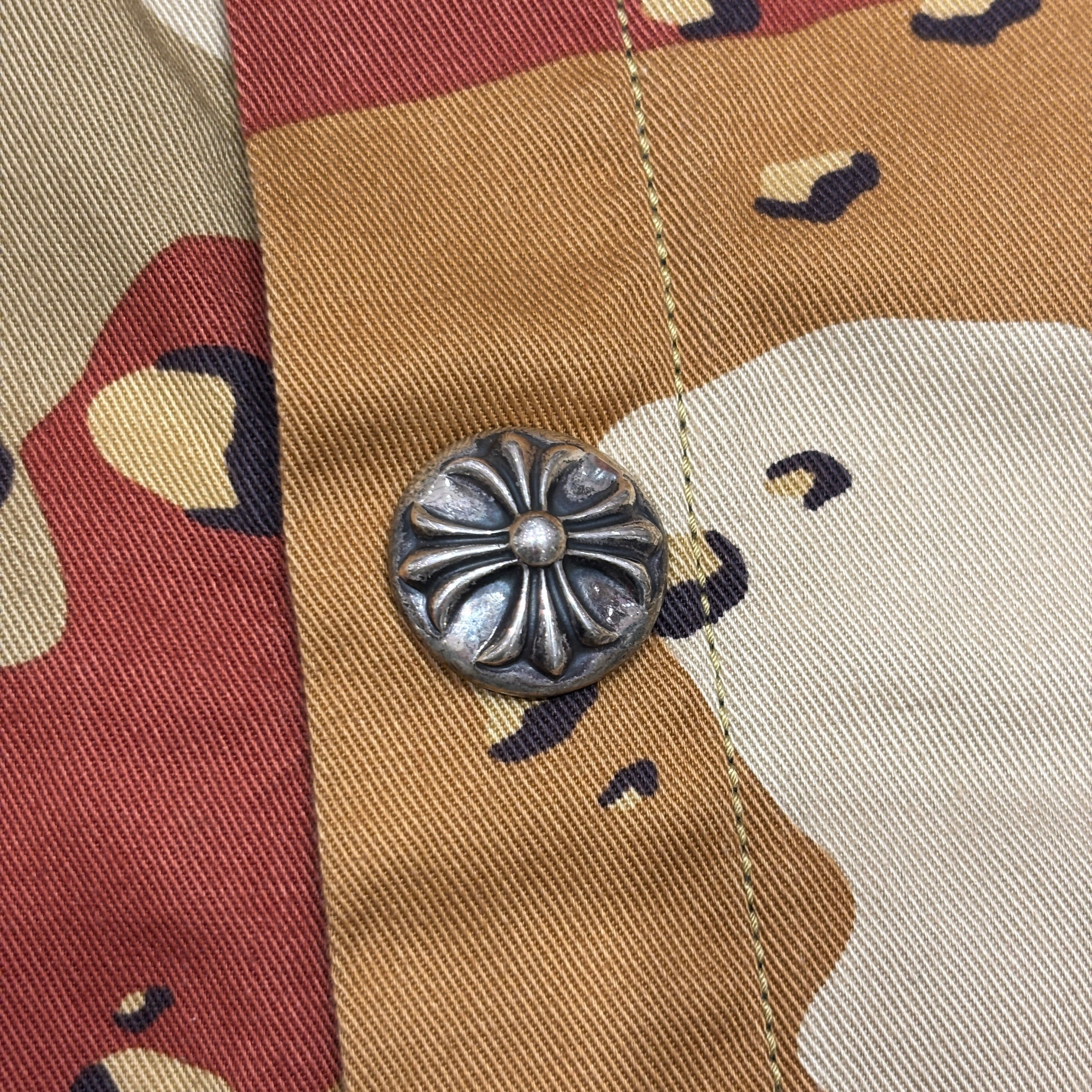 CHROME HEARTS × MATTY BOY Sex Records Camo Short Sleeve Jacket Size XL クロムハーツ × マッティボーイ セックスレコード カモ ショートスリーブジャケット サイズXL