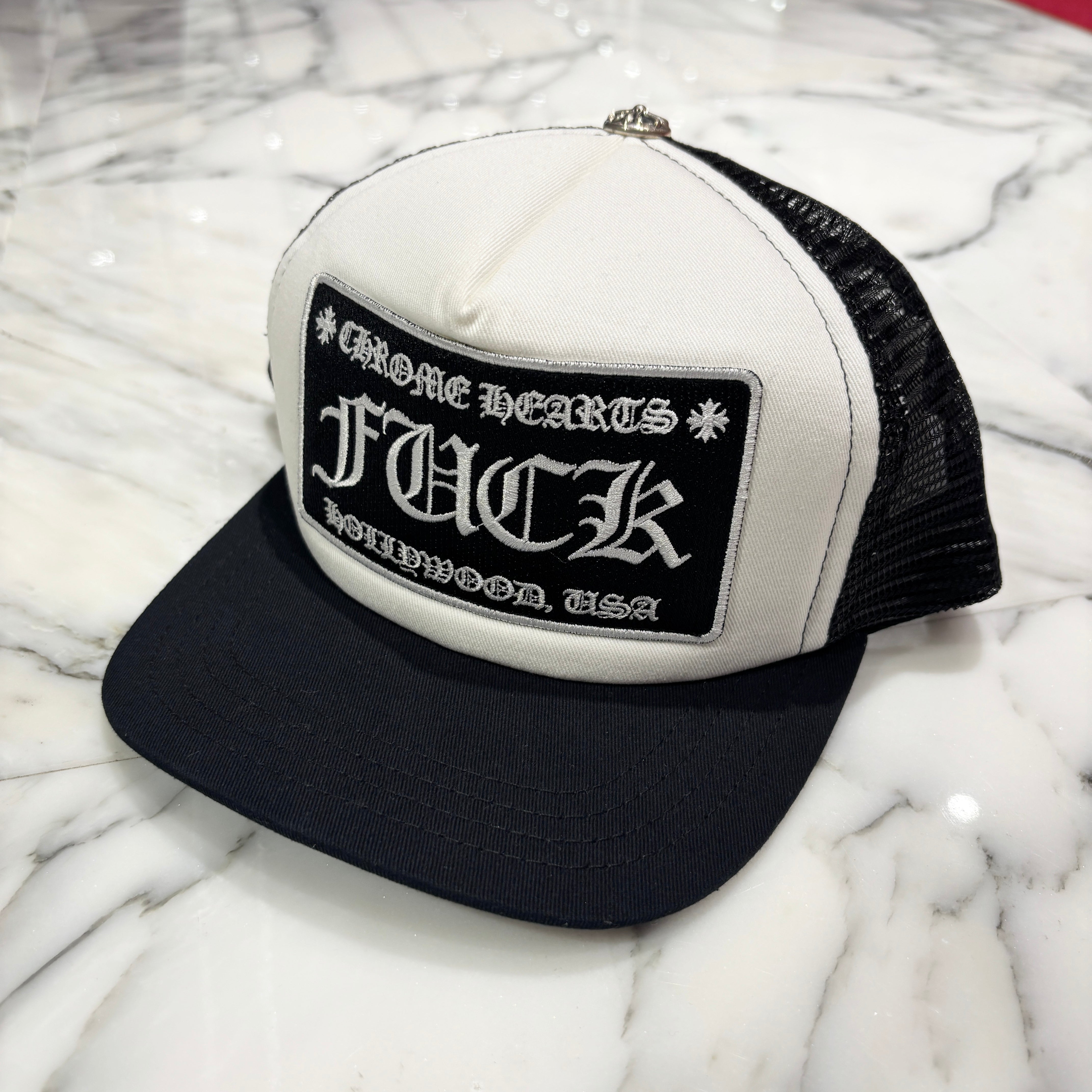CHROME HEARTS TRUCKER FUCK CAP Size ONE SIZE（51-61）クロムハーツ トラッカーキャップ メッシュキャップ FUCKパッチ サイズONE SIZE（51-61）