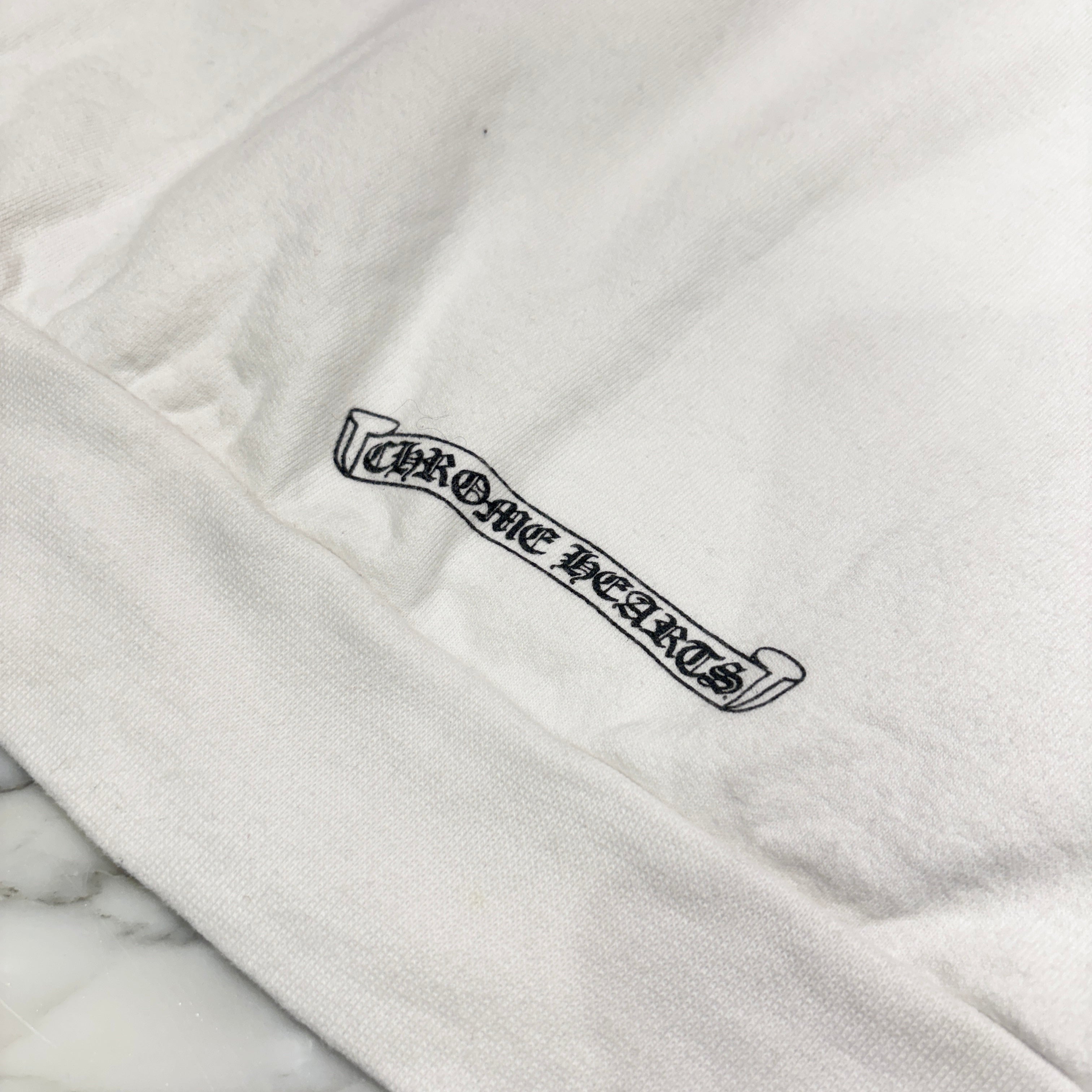 CHROME HEARTS Neck Logo Crewneck Sweatshirt Size L クロムハーツ ネックロゴ クルーネック スウェットシャツ サイズL