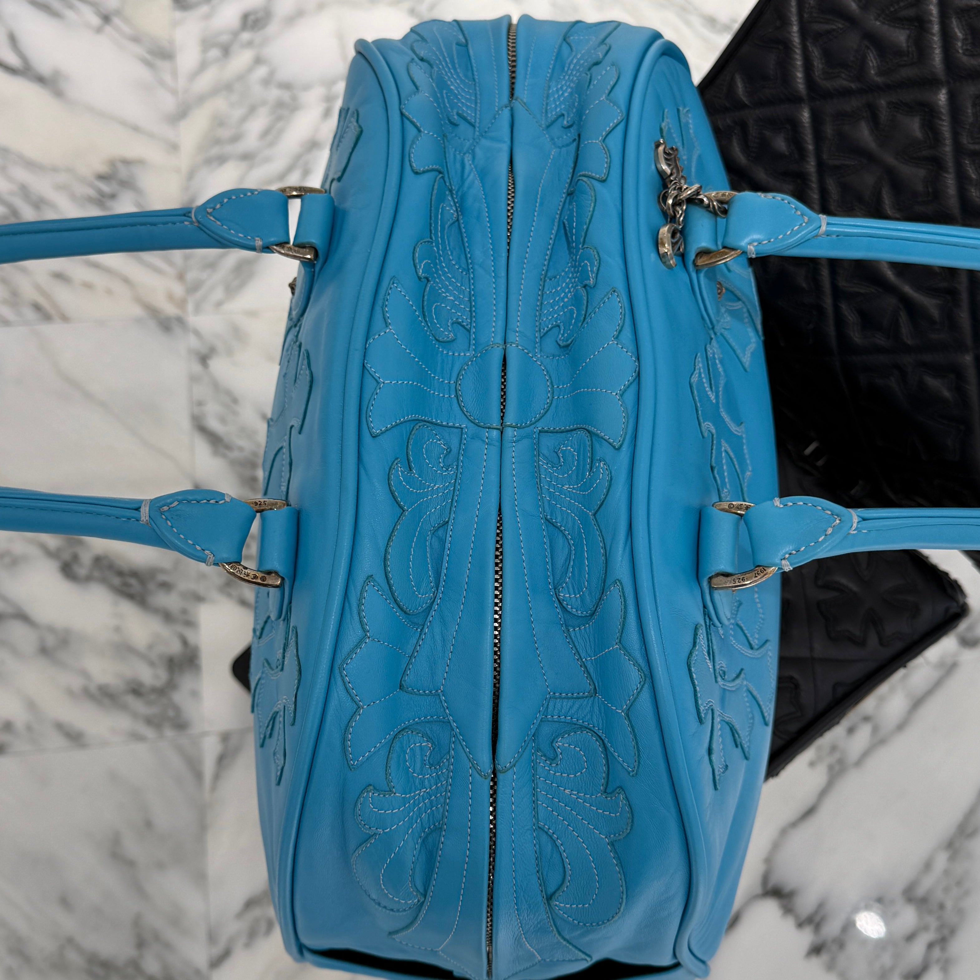 CHROME HEARTS Cemetery Cross Patch GYM Bag Medium クロムハーツ セメタリークロスパッチ ジムバッグ ミディアム