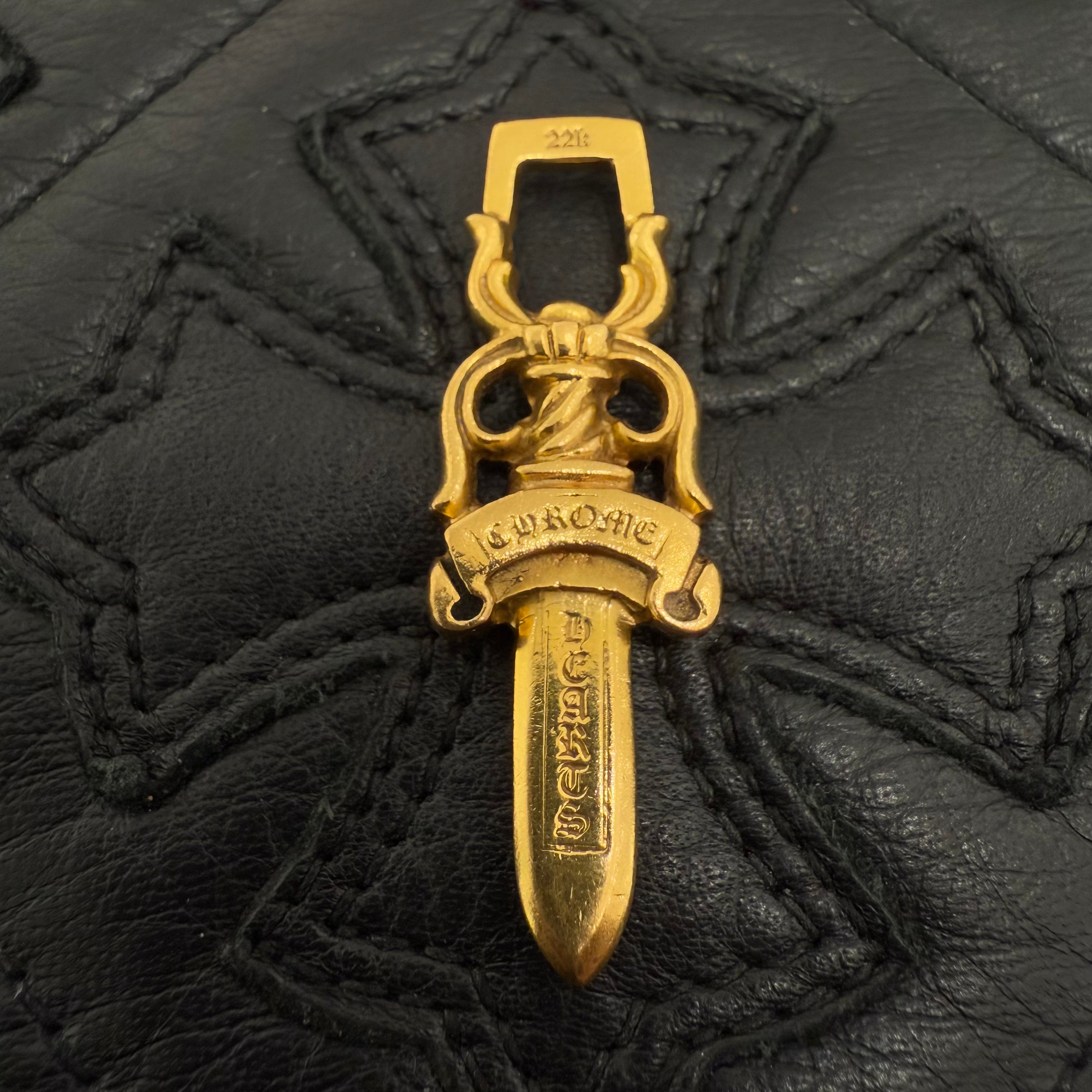 CHROME HEARTS 22K #10 DAGGER PAVE Diamond Pendant Top クロムハーツ 22K #10 ダガー パヴェダイヤモンド ペンダントトップ