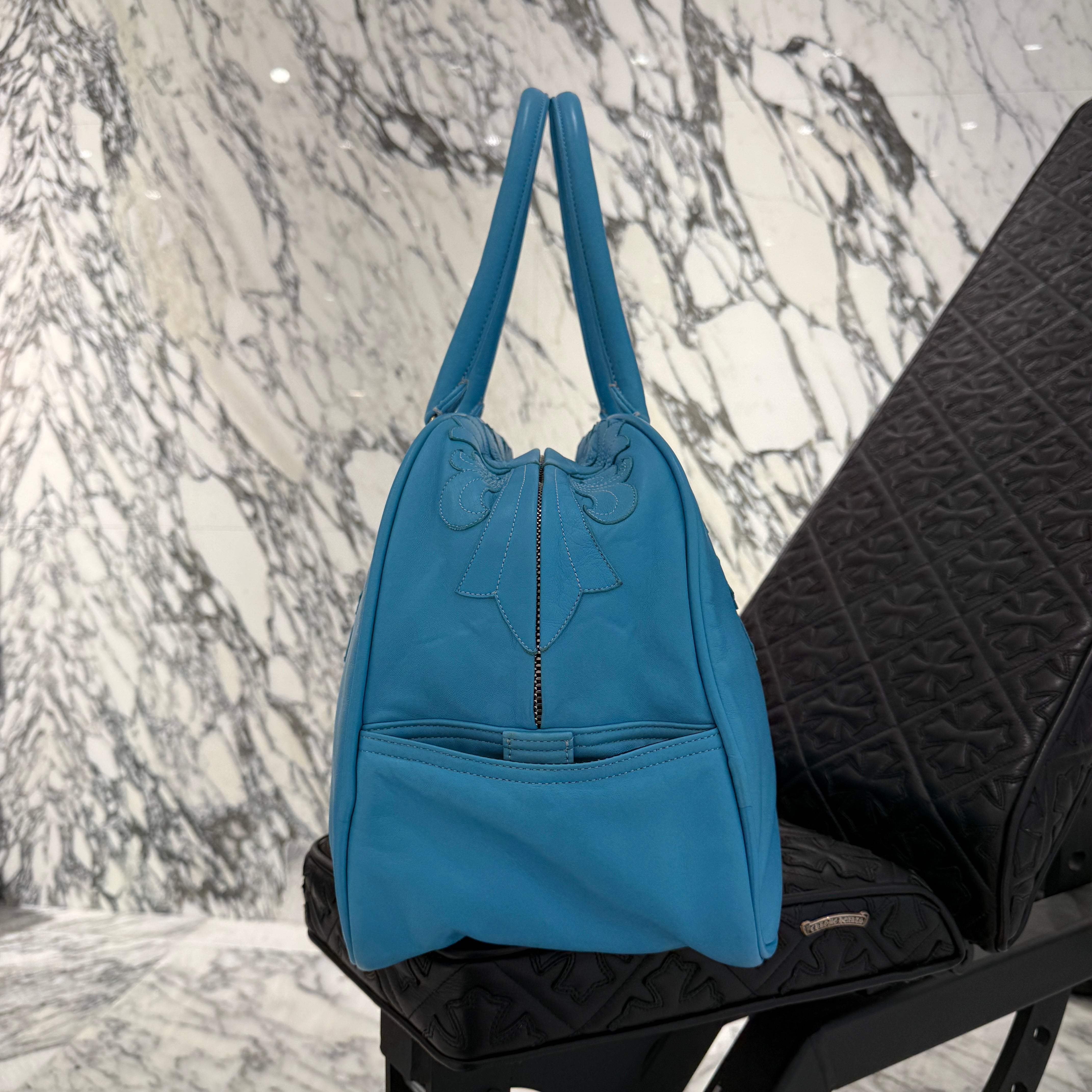 CHROME HEARTS Cemetery Cross Patch GYM Bag Medium クロムハーツ セメタリークロスパッチ ジムバッグ ミディアム