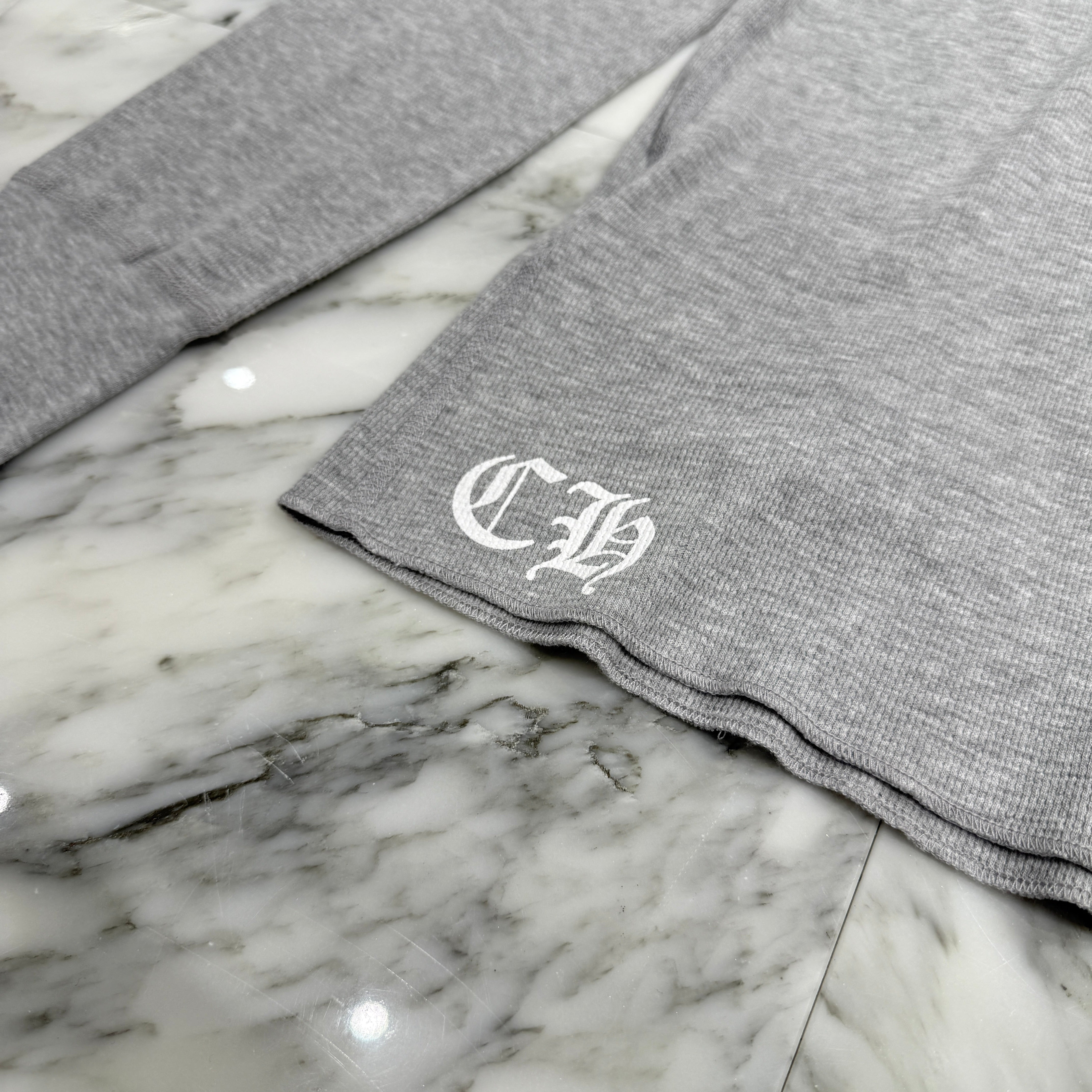 CHROME HEARTS 2025SS Scroll Label Arm Logo Print Thermal Long Sleeve Tee Size L クロムハーツ スクロールラベル アームロゴプリント サーマル ロングスリーブ Tシャツ サイズL