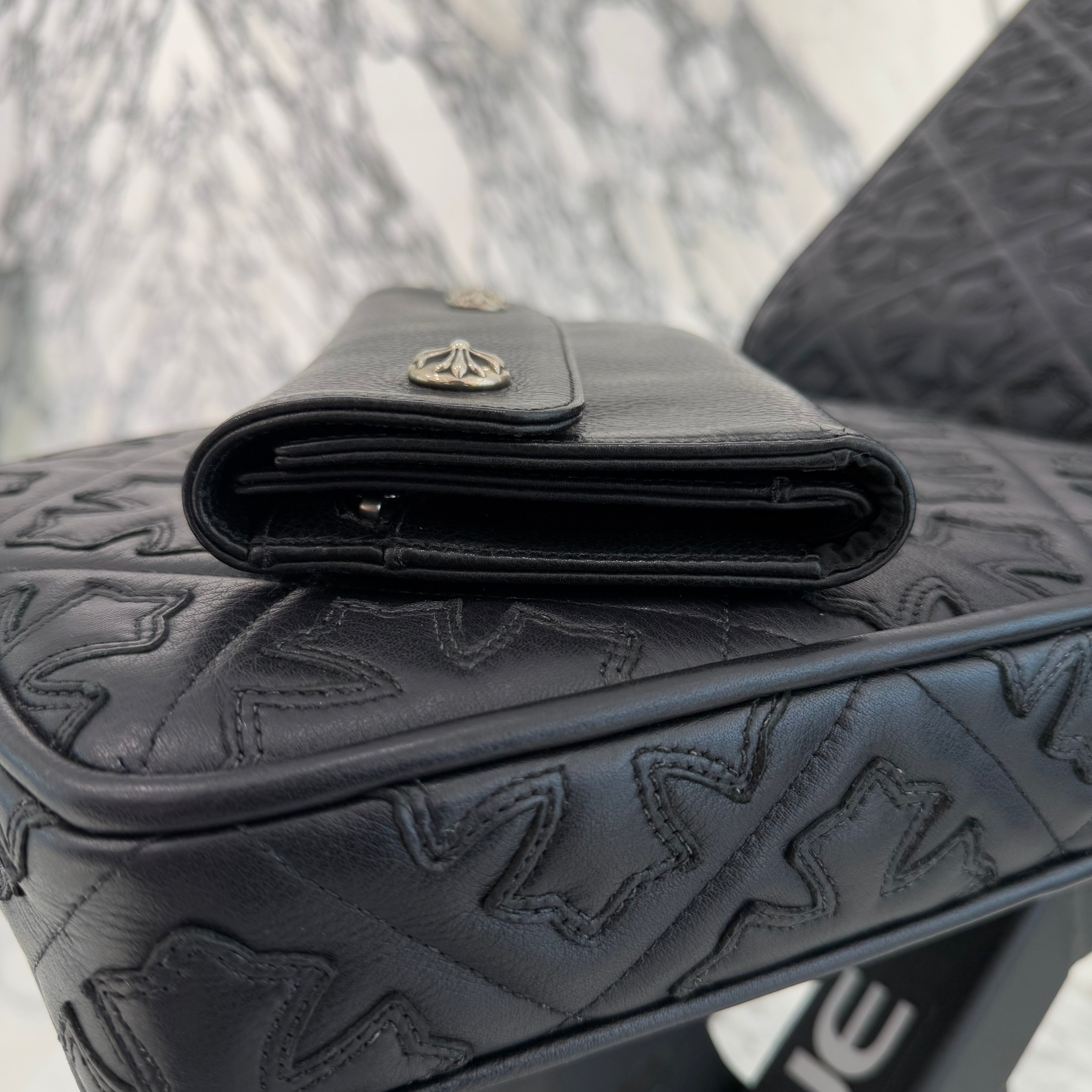 CHROME HEARTS Wave Cross Ball Wallet クロムハーツ ウェーブクロスボール ウォレット