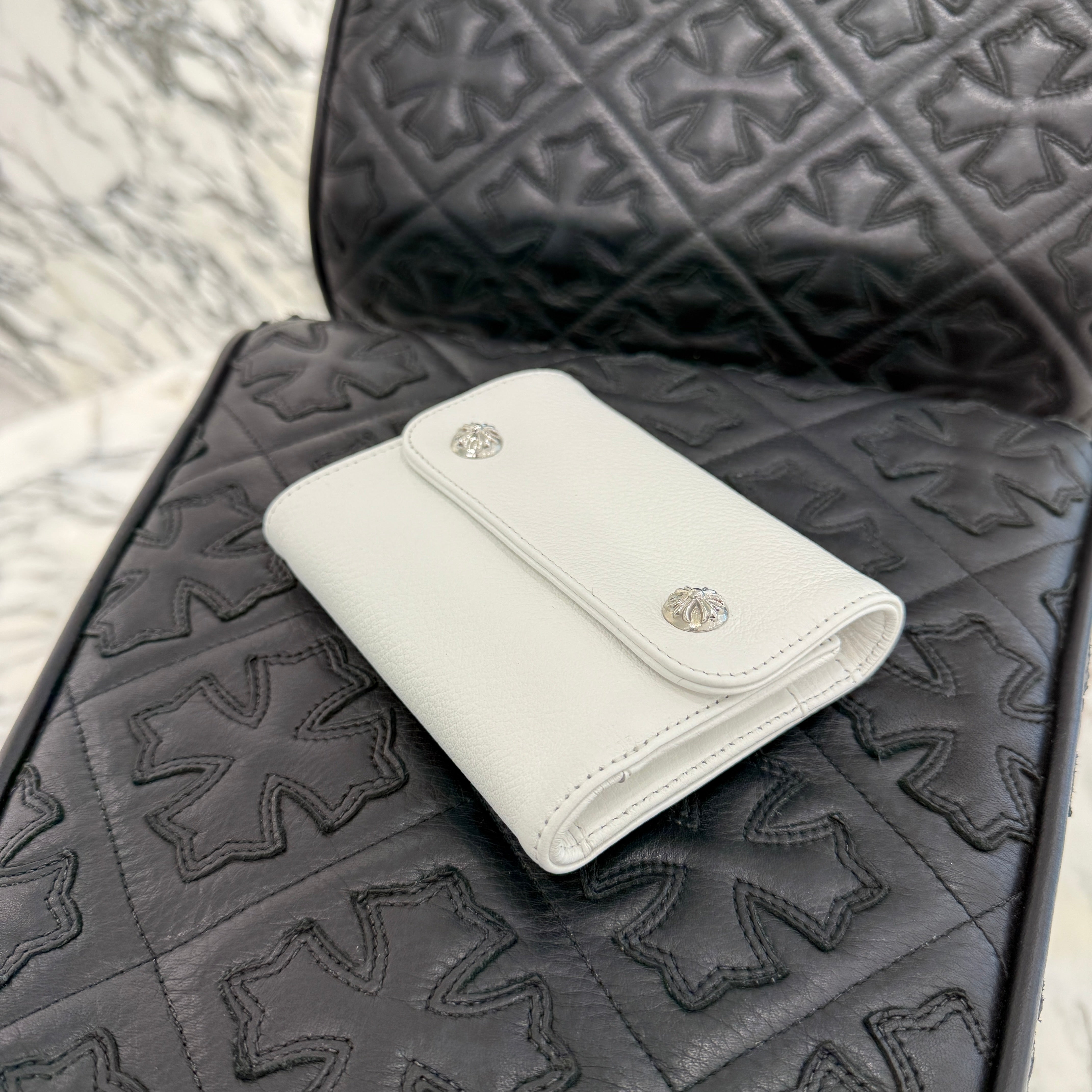 CHROME HEARTS Wave Mini Cross Ball Wallet クロムハーツ ウェイブミニ クロスボール ウォレット