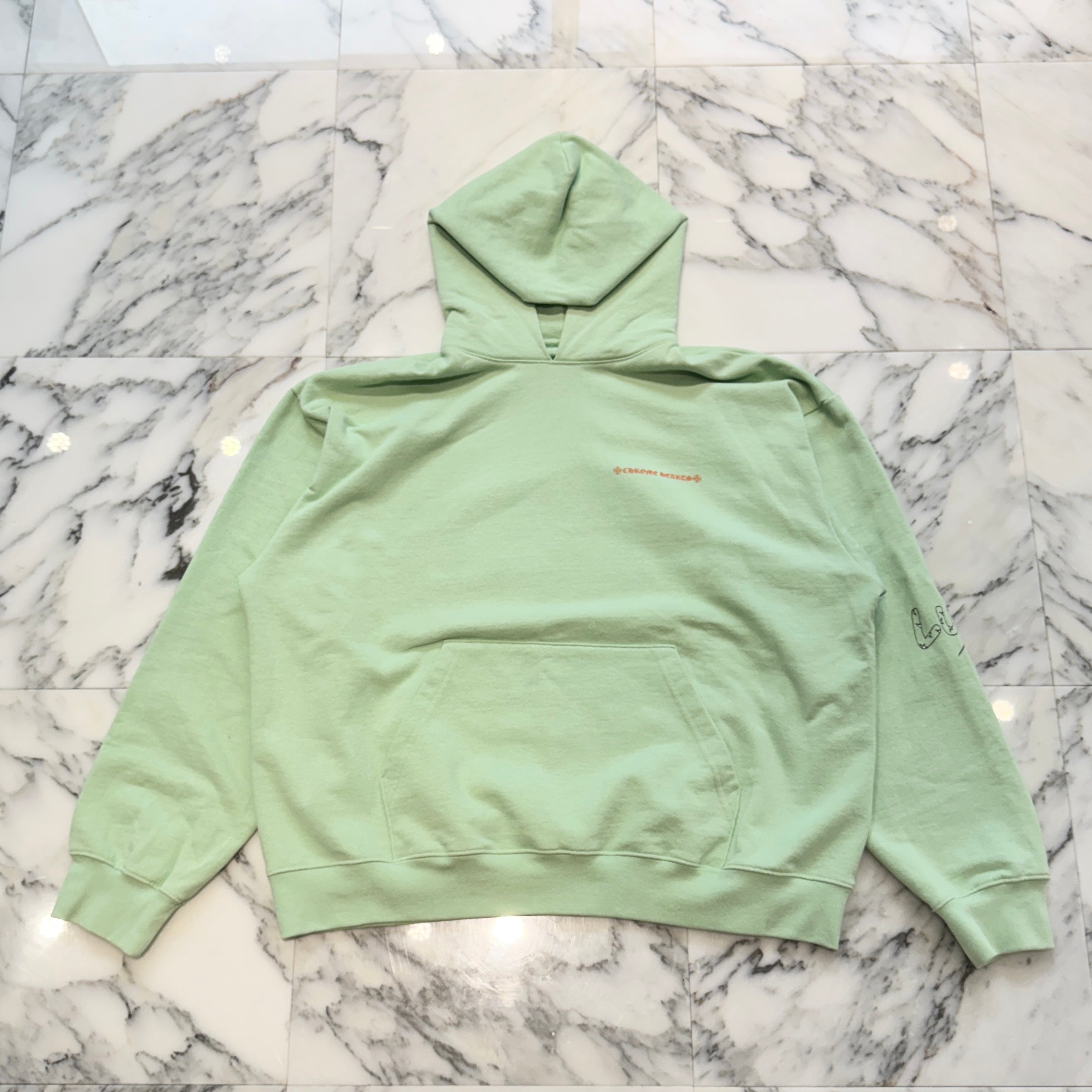 CHROME HEARTS × MATTY BOY PPO SEAFORM GRN Pullover Hoodie Size XL クロムハーツ × マッティボーイ PPO シーフォーム プルオーバーフーディ サイズXL