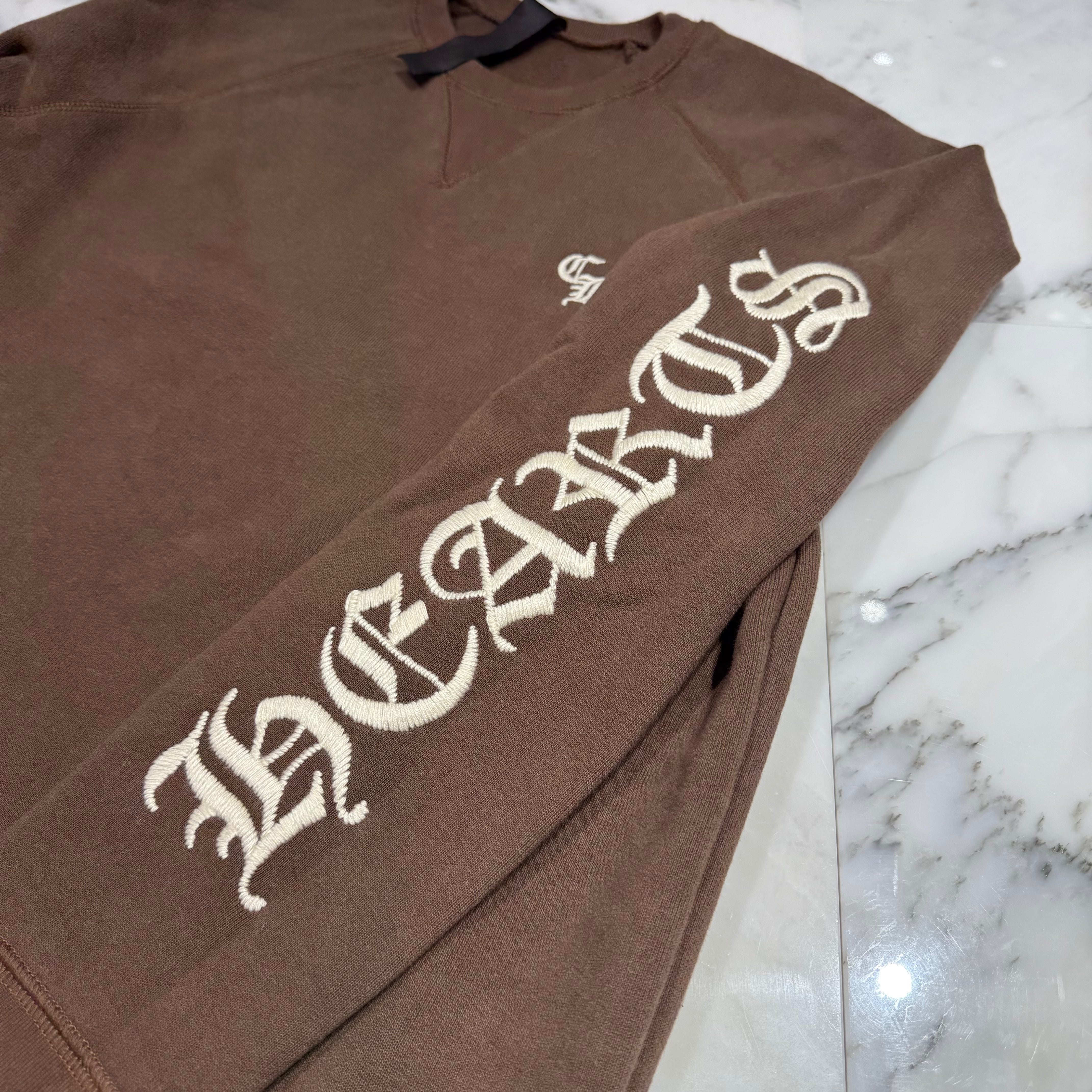 CHROME HEARTS Y NOT SLO RIDE Crewneck Sweatshirt Size Lクロムハーツ ワイノット スローライド クルーネックスウェットシャツ サイズ L