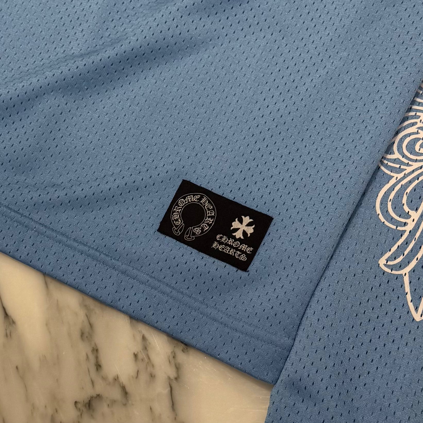 CHROME HEARTS Mesh Warm Up Jersey Size M クロムハーツ メッシュウォームアップ ジャージー サイズM