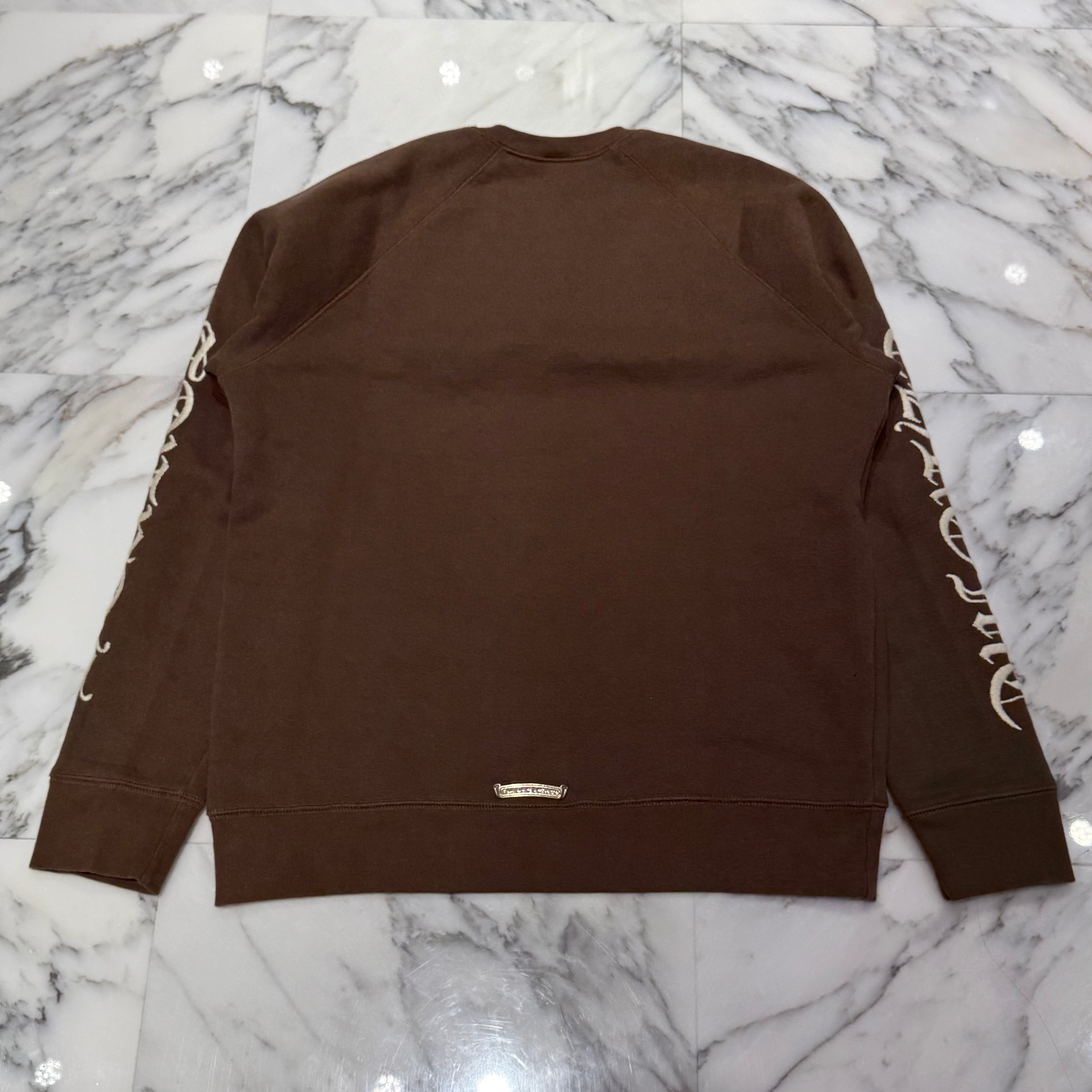 CHROME HEARTS Y NOT SLO RIDE Crewneck Sweatshirt Size Lクロムハーツ ワイノット スローライド クルーネックスウェットシャツ サイズ L