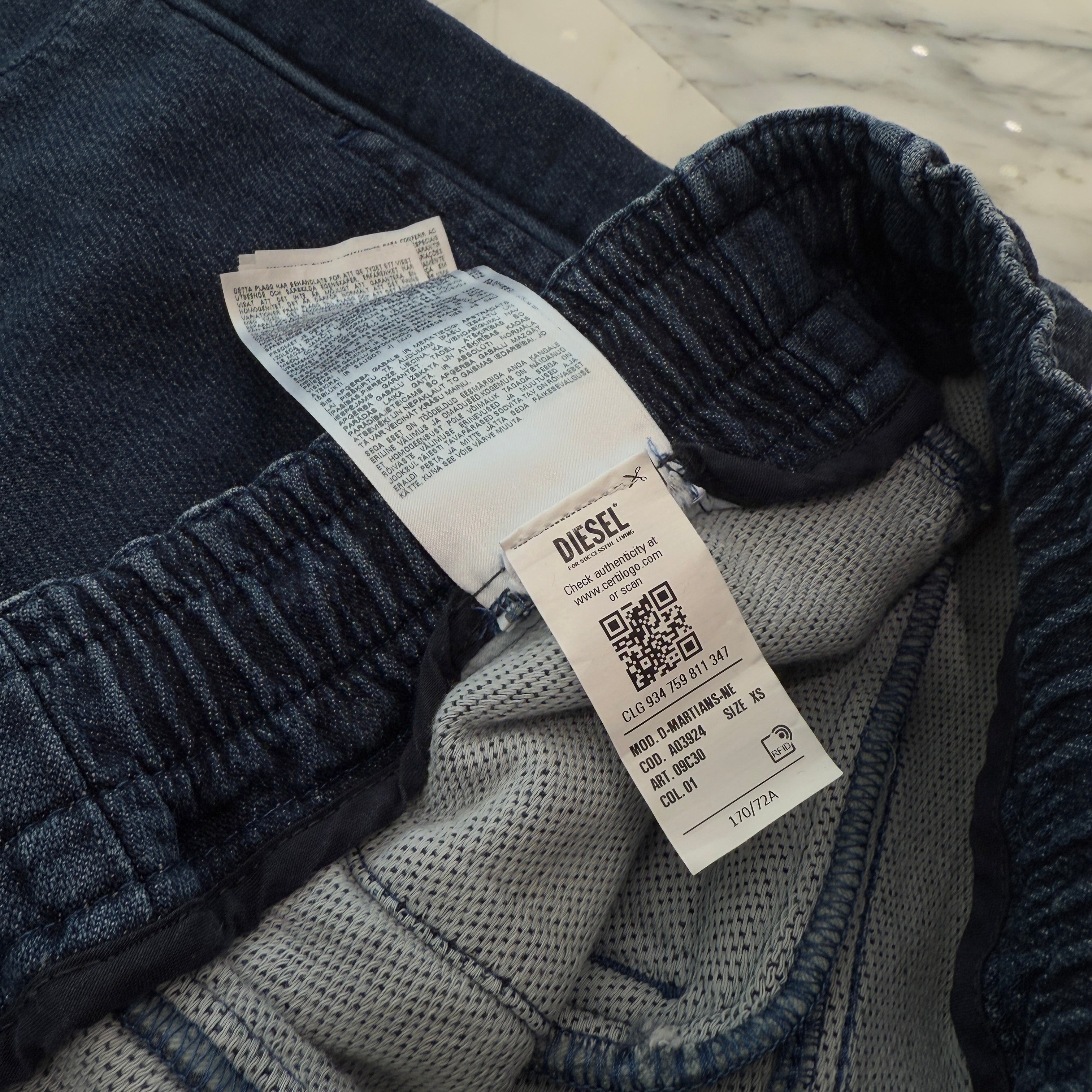 DIESEL 2022SS Martians Drawstring Track Pants A0392409C30 Size XS ディーゼル マーシャン ドローストリング トラックパンツ サイズ XS