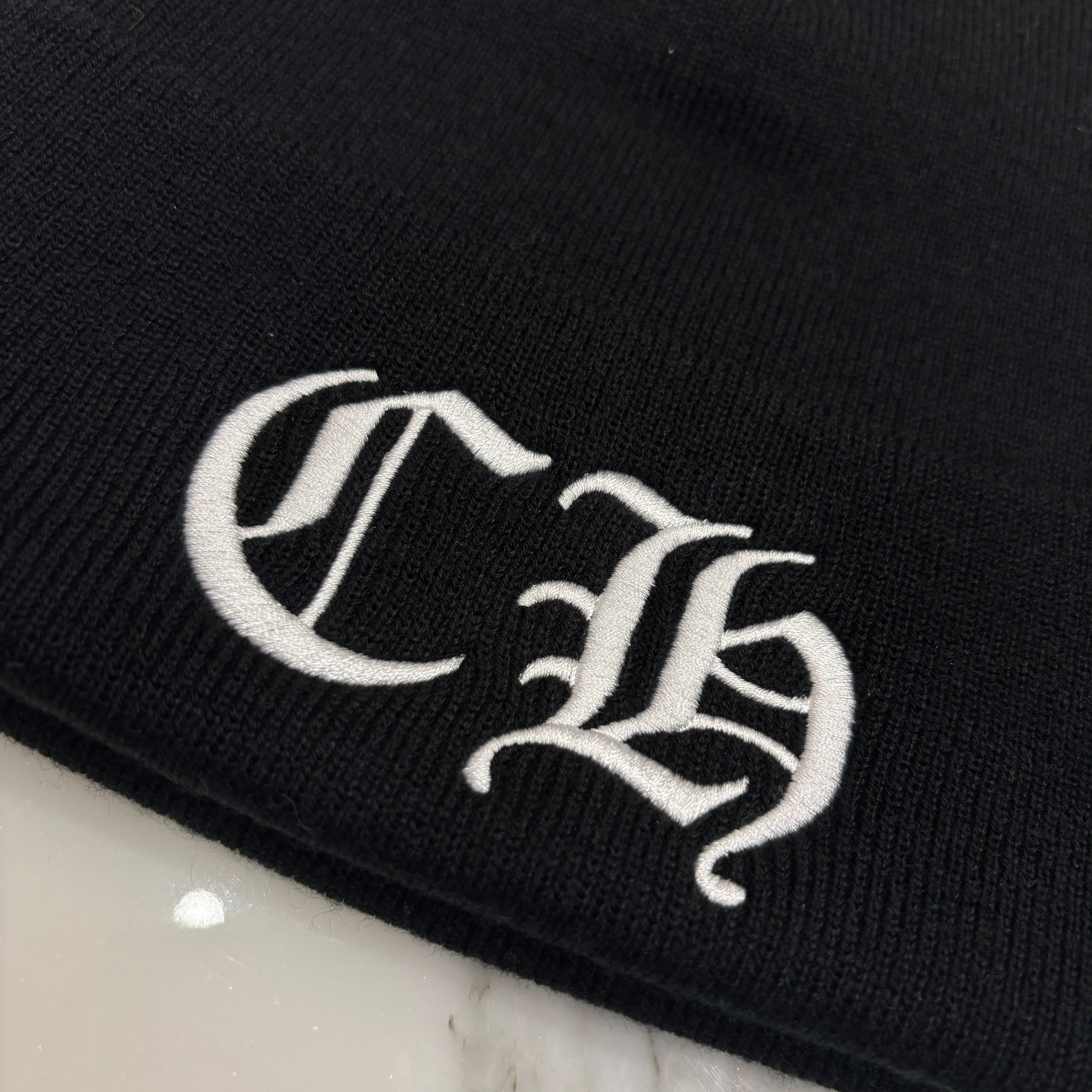 CHROME HEARTS CH Logo Embroidery Beanie Size ONE SIZE（23cm）クロムハーツ CHロゴ刺繍ビーニーサイズONE SIZE（23cm）