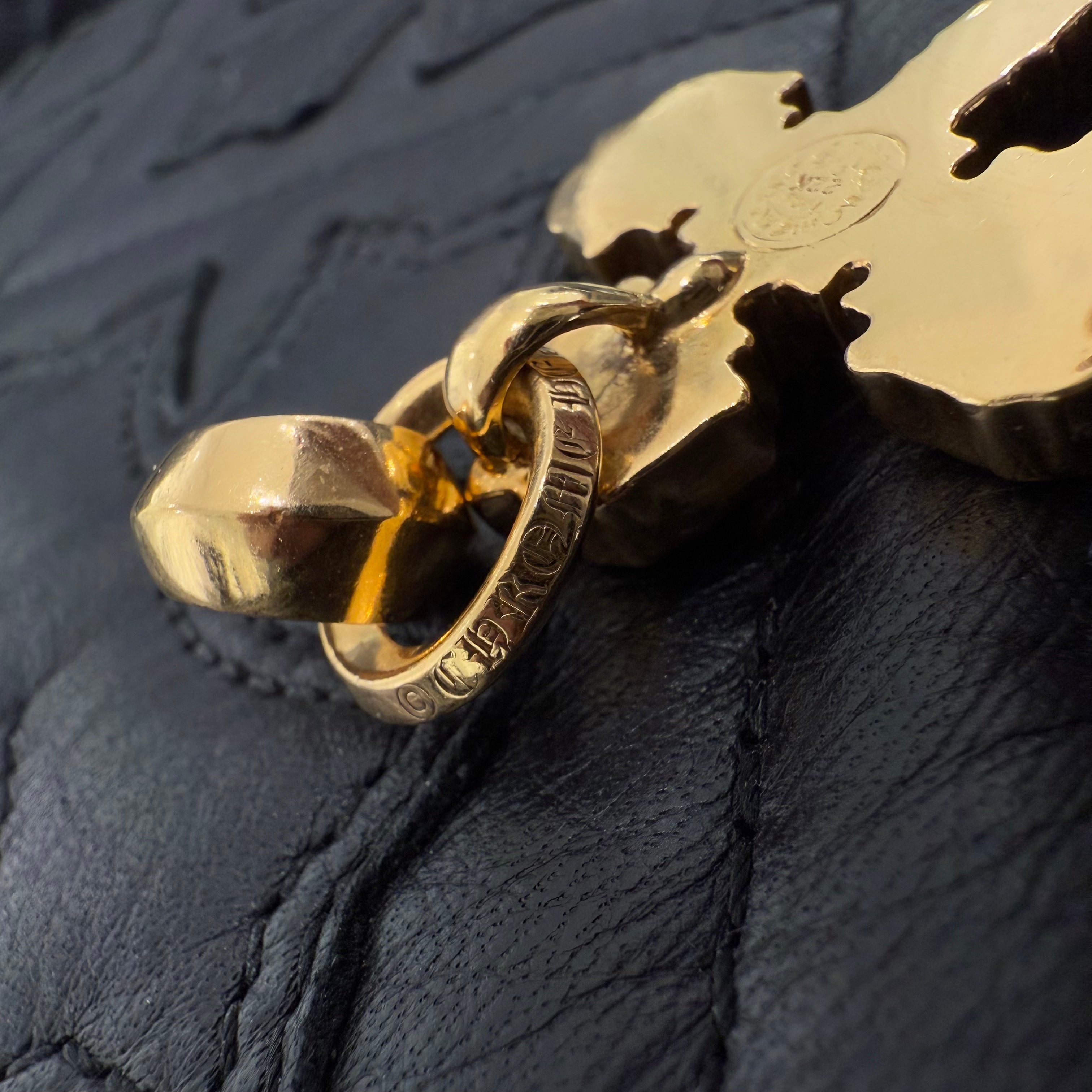 CHROME HEARTS 22K PAVE Diamond Filigree Cross Pendent XS With Bail クロムハーツ 22K パヴェ ダイヤモンド フィリグリークロス ペンダントXS ウィズベイル