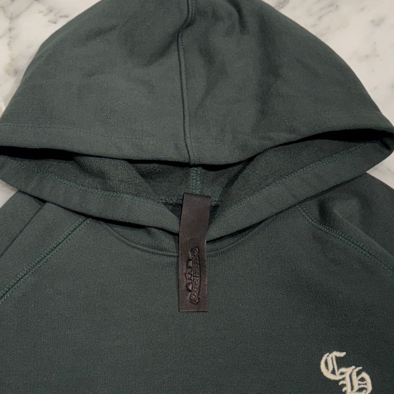CHROME HEARTS Y NOT SLO RIDE CH Embroidery Pullover Hoodie Size L クロムハーツ ワイノット スロライド CH刺繍 プルオーバーフーディー サイズL