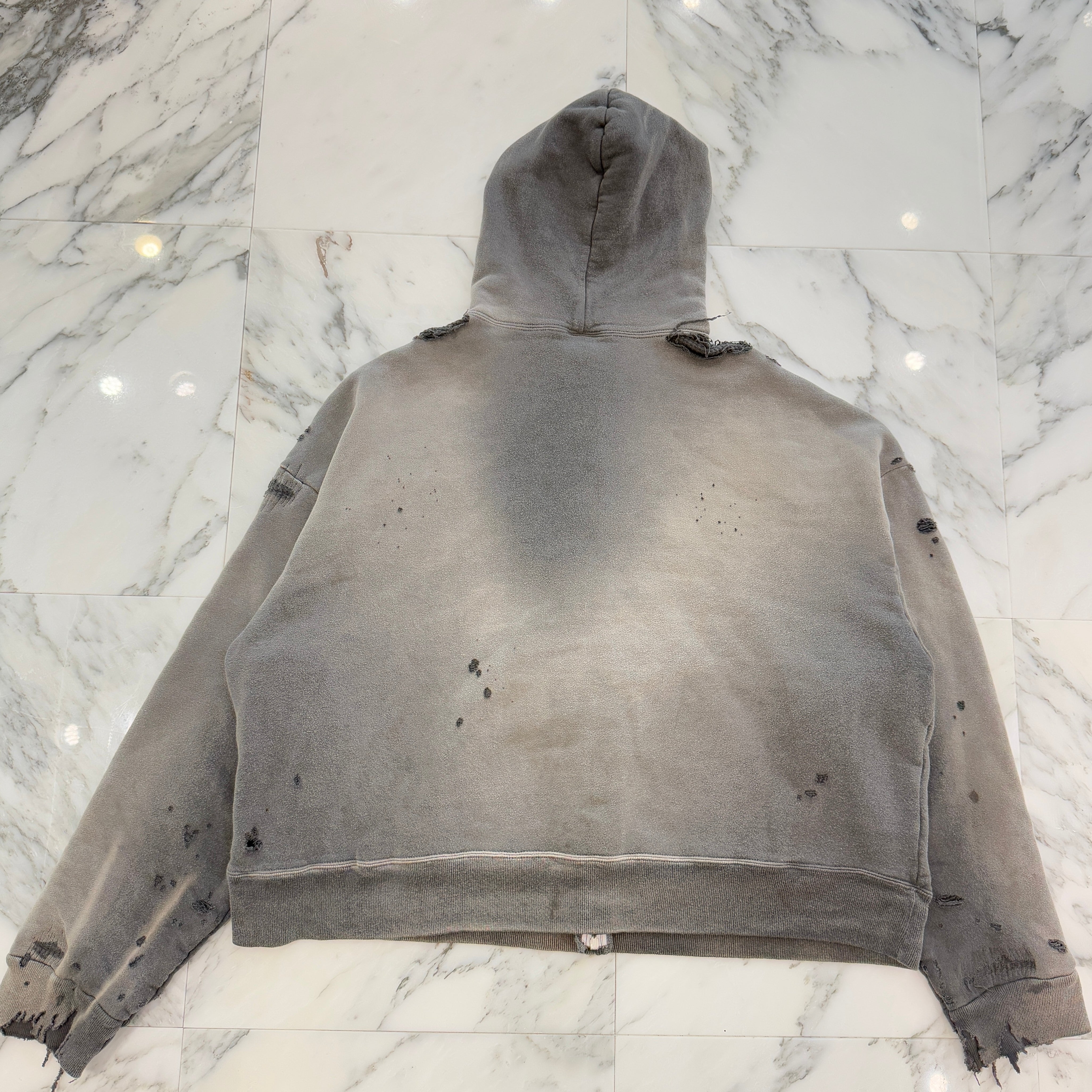 SAINT Mxxxxxx 2024AW DBL FC Zip Up Hoodie SM-YS1-0000-042 Size S セントマイケル ダブルフェイス ジップアップフーディー サイズS