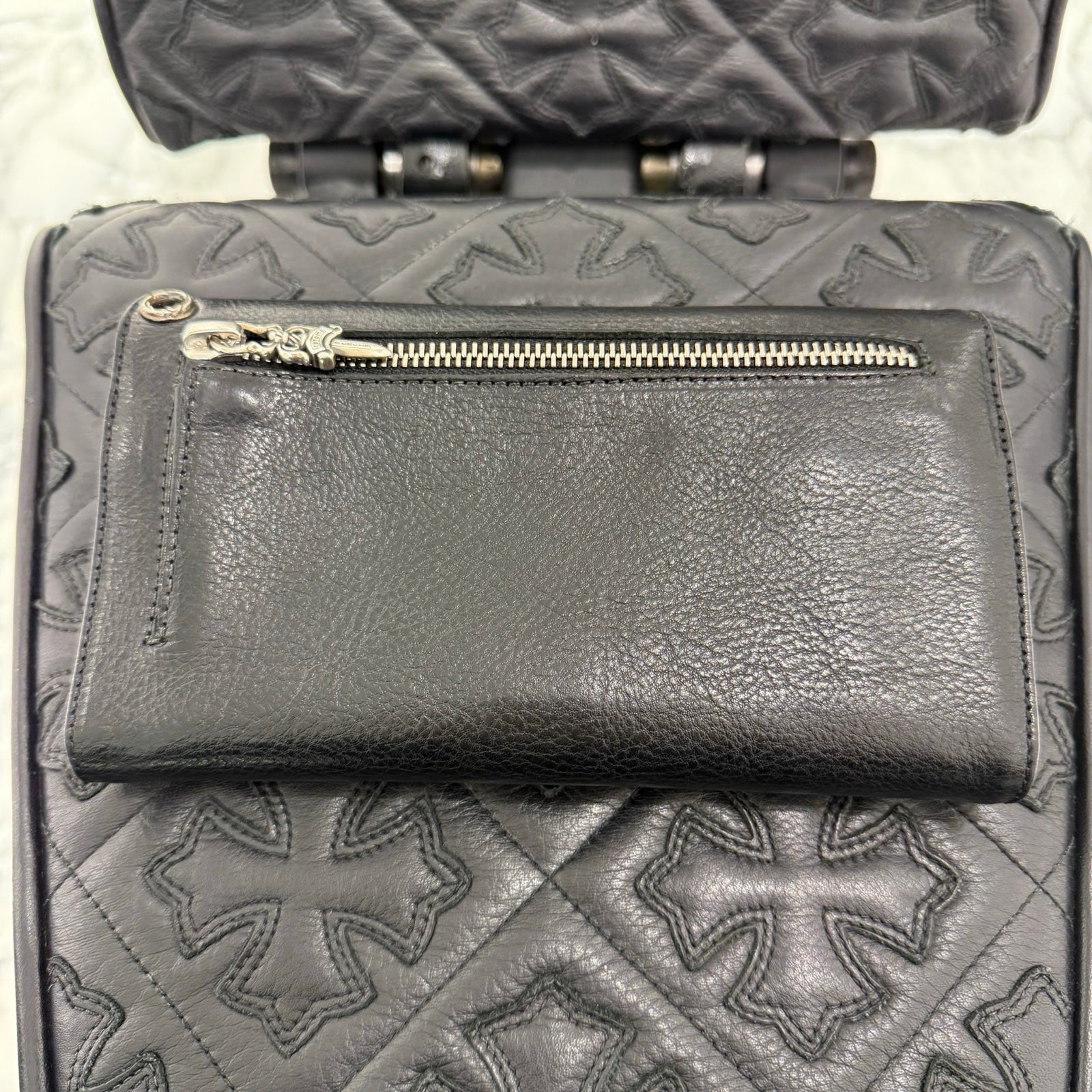 CHROME HEARTS Wave Cross Ball Wallet クロムハーツ ウェーブクロスボール ウォレット