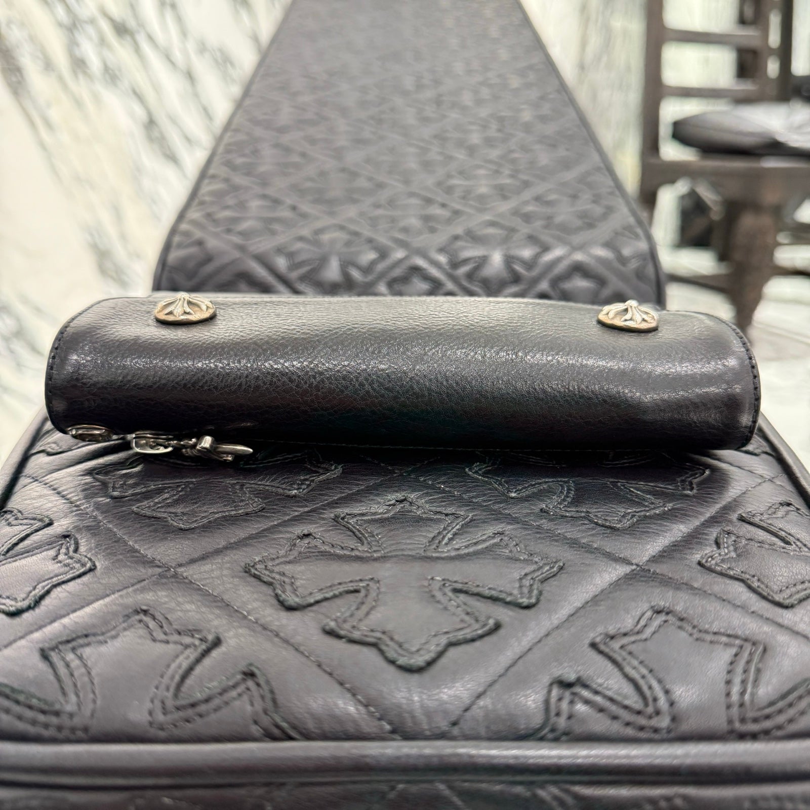 CHROME HEARTS Wave Cross Ball Wallet クロムハーツ ウェーブクロスボール ウォレット