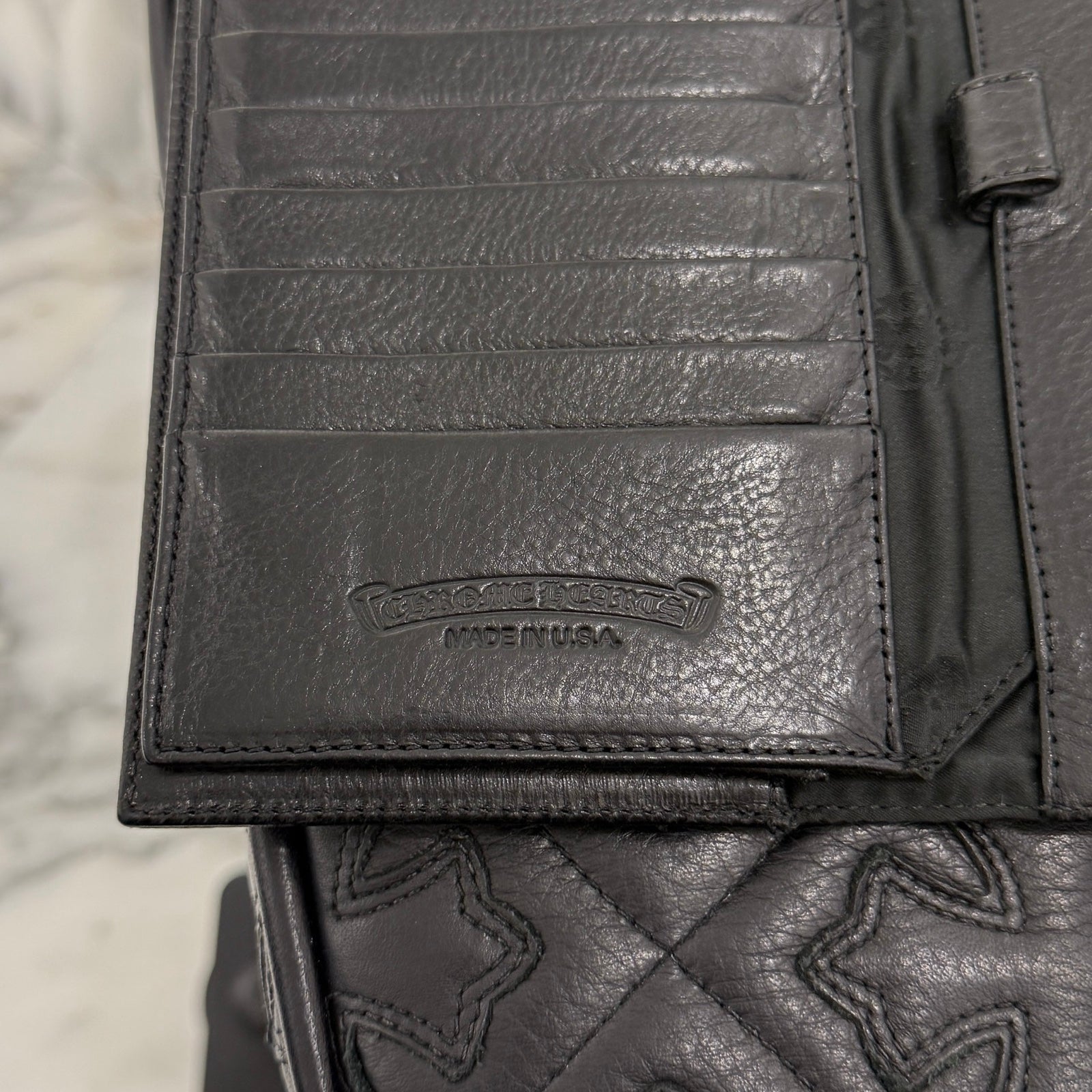 CHROME HEARTS Wave Cross Ball Wallet クロムハーツ ウェーブクロスボール ウォレット