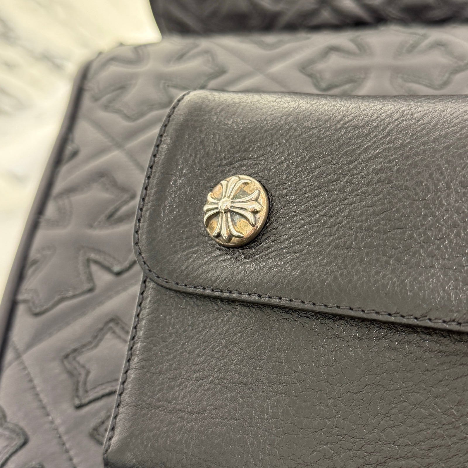 CHROME HEARTS Wave Cross Ball Wallet クロムハーツ ウェーブクロスボール ウォレット