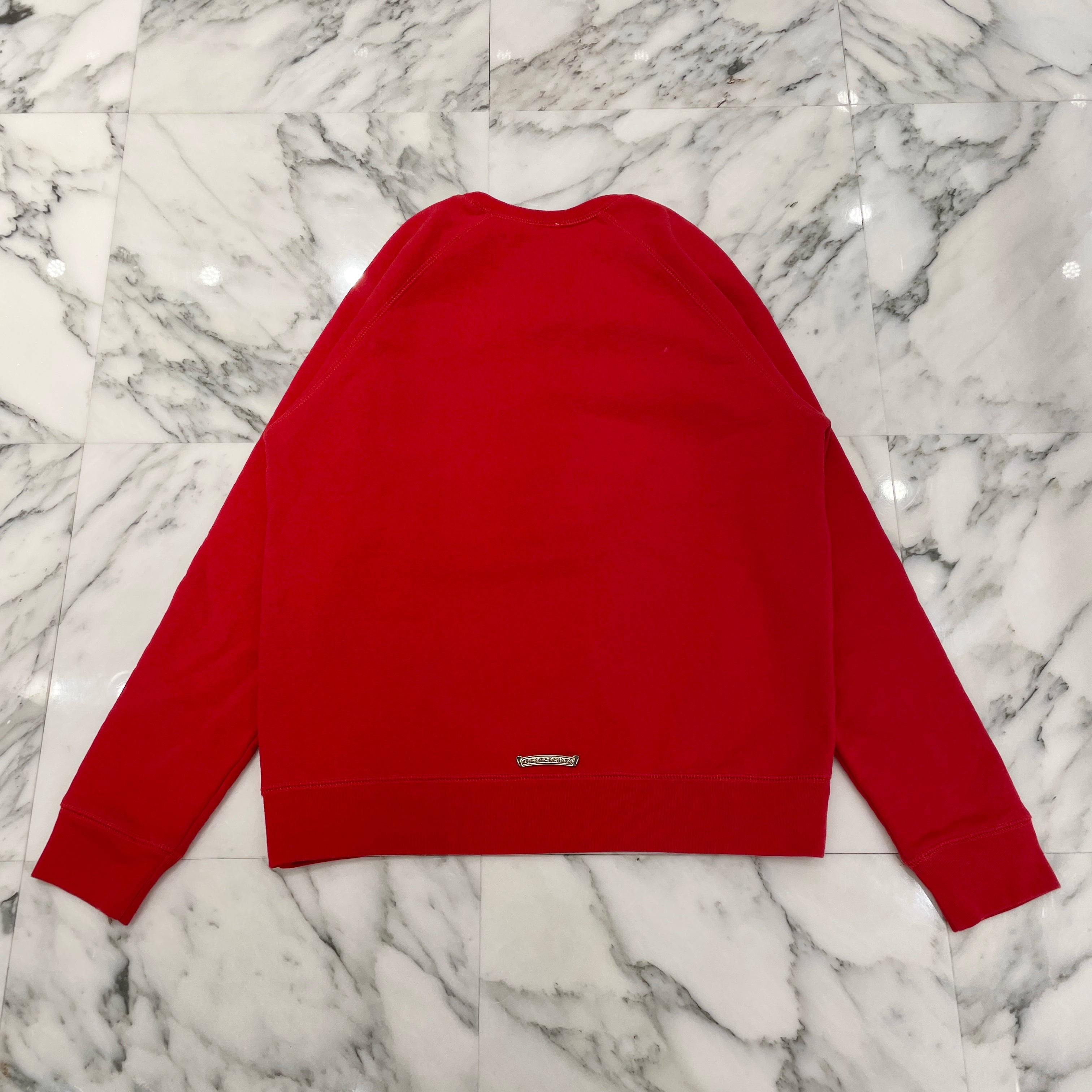 CHROME HEARTS King Taco 3 Cemetery Cross Embroidery Sweat Shirt Size M クロムハーツ キングタコ 3セメタリークロス刺繍 スウェットシャツ サイズM