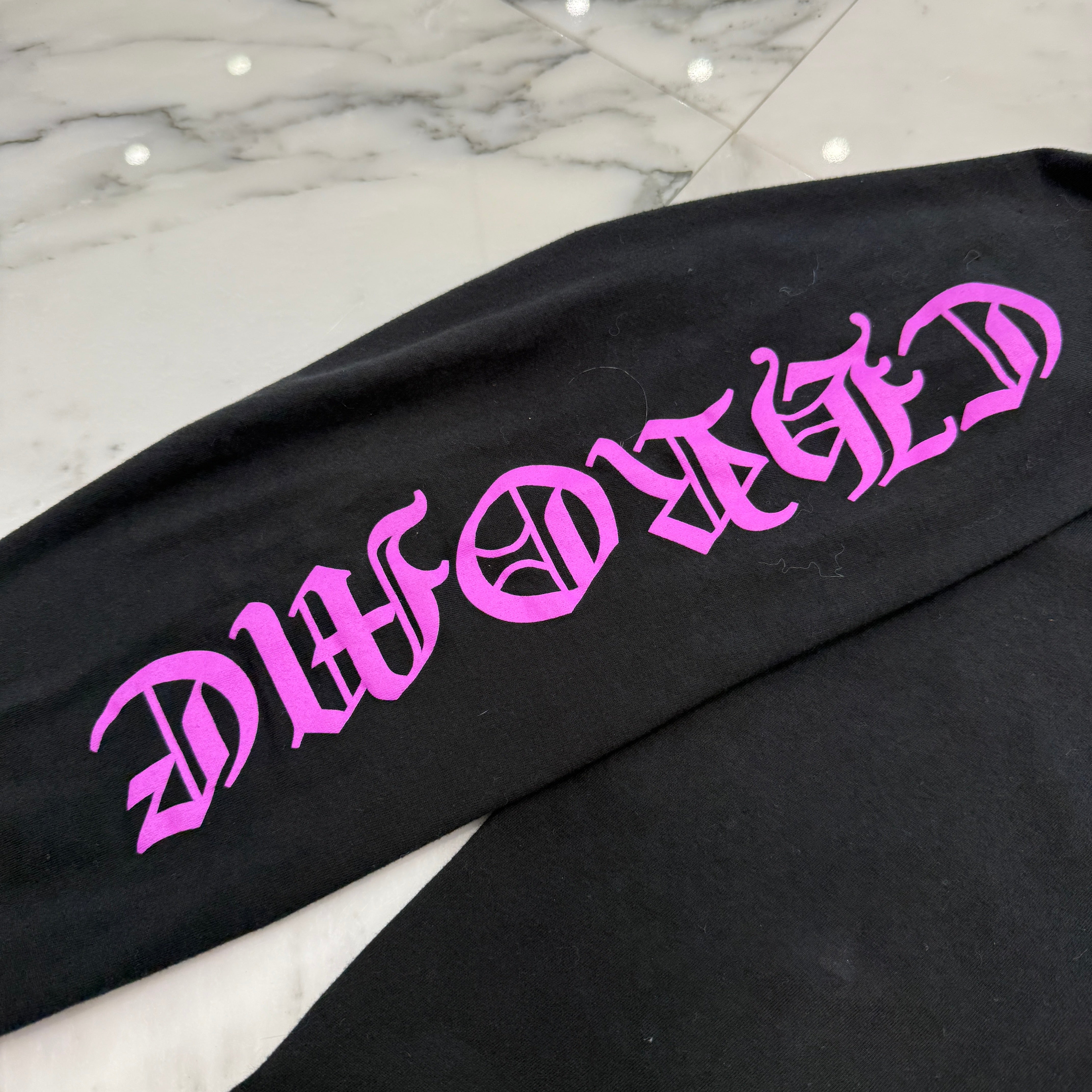 CHROME HEARTS Old English Neck Logo Long Sleeve Tee Size M クロムハーツ オールドイングリッシュ ネックロゴ ロングスリーブTシャツ サイズM