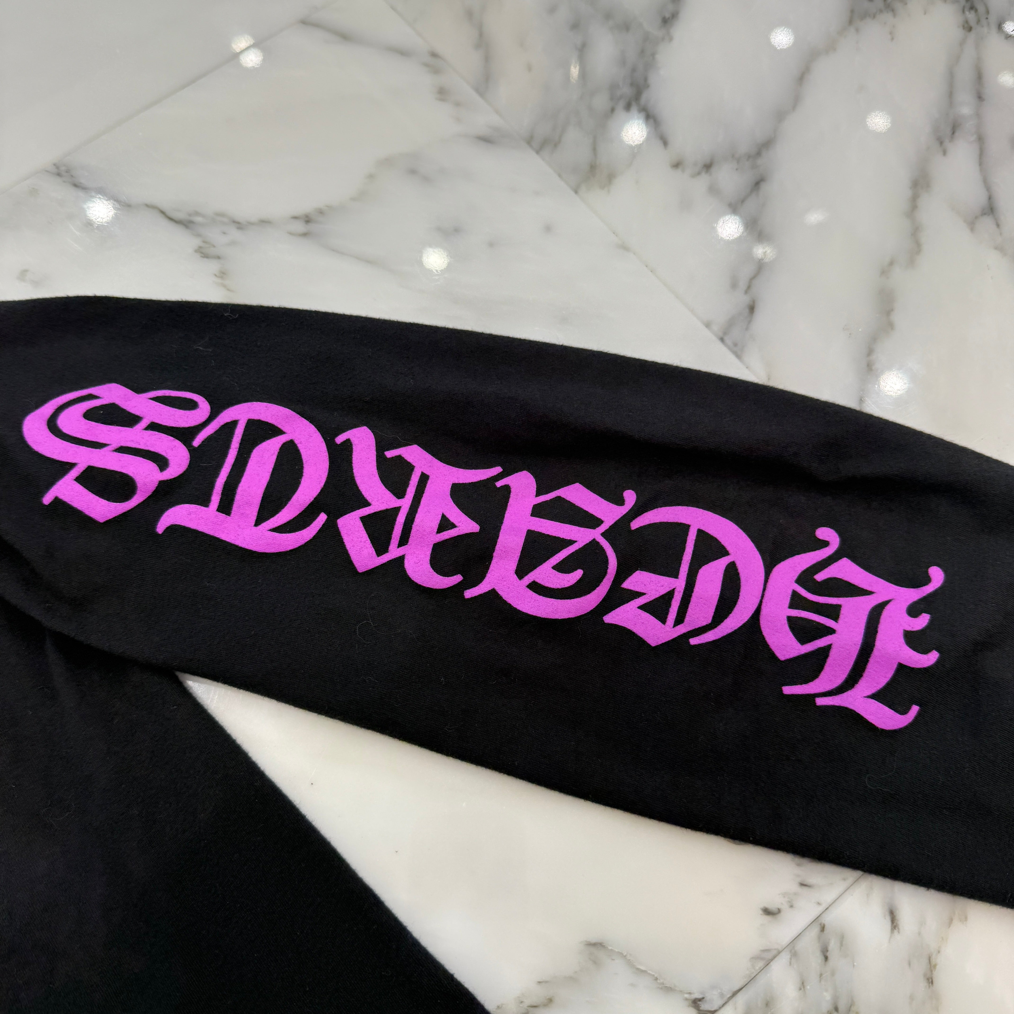 CHROME HEARTS Old English Neck Logo Long Sleeve Tee Size M クロムハーツ オールドイングリッシュ ネックロゴ ロングスリーブTシャツ サイズM