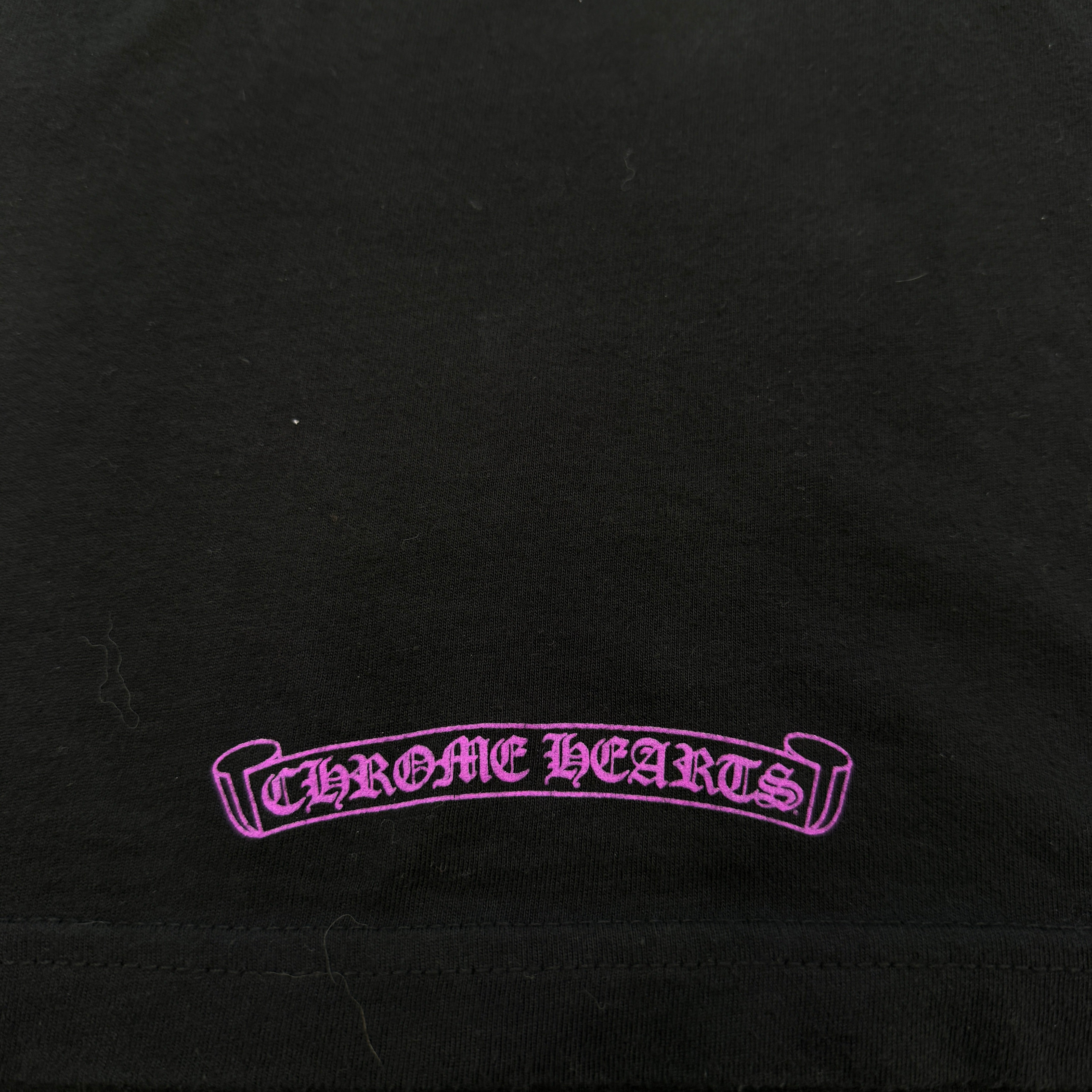 CHROME HEARTS Old English Neck Logo Long Sleeve Tee Size M クロムハーツ オールドイングリッシュ ネックロゴ ロングスリーブTシャツ サイズM