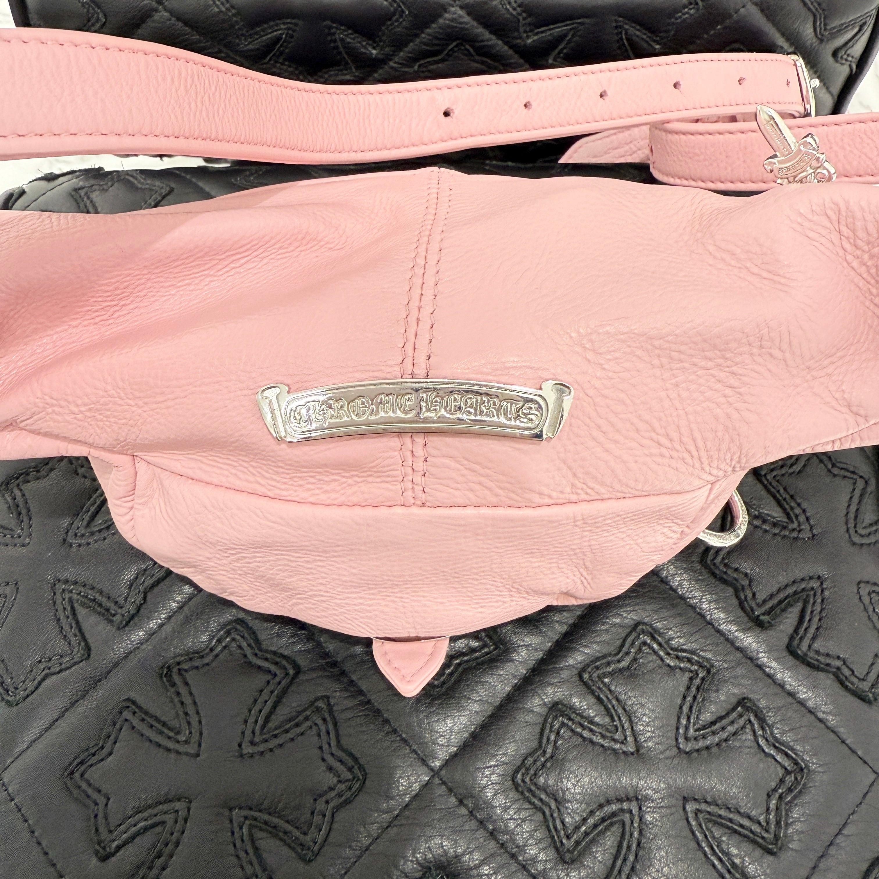 CHROME HEARTS 1 SNAT PACK Mini LEATHER WAIST BAG クロムハーツ 1スナットパック ミニ レザーウェストバッグ