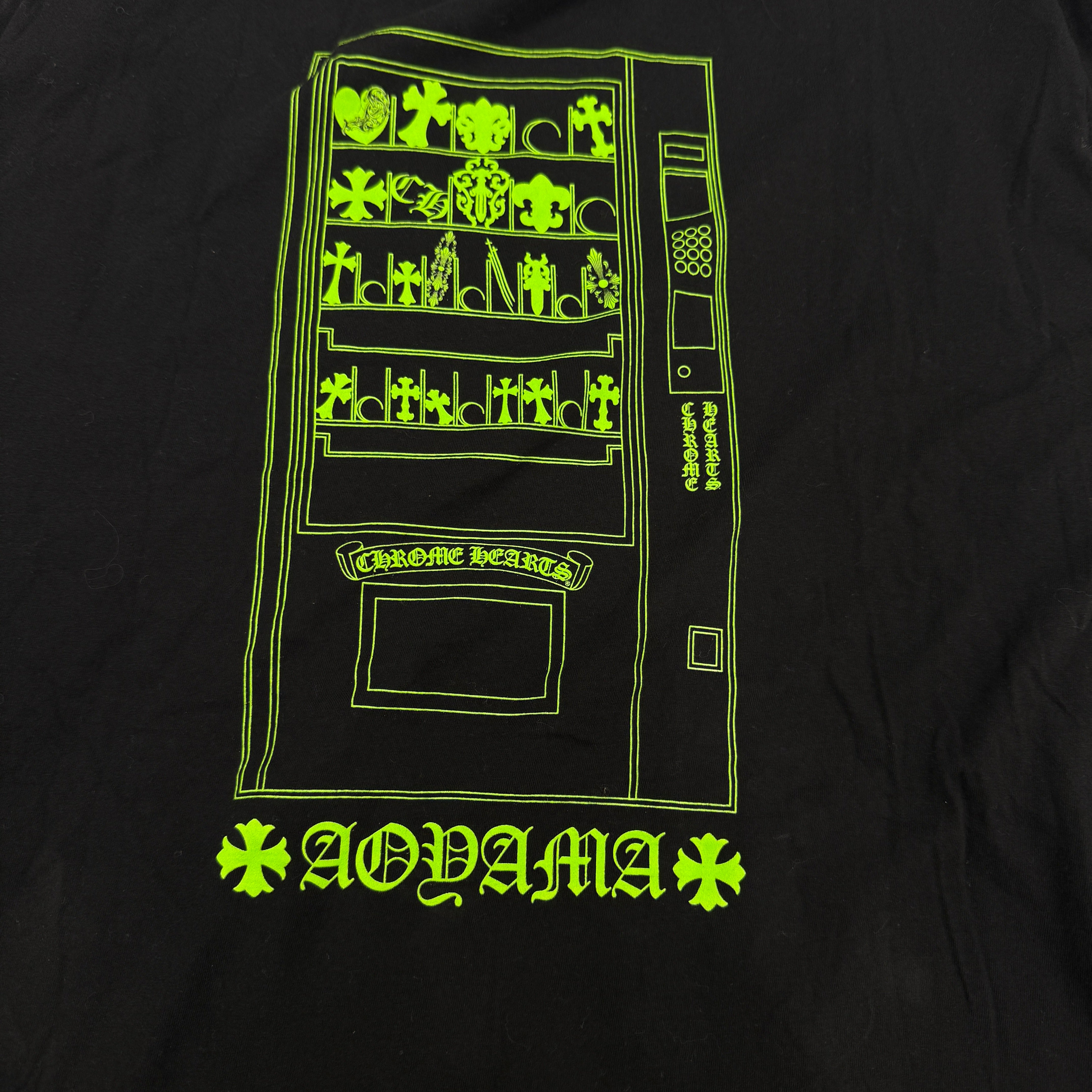 CHROME HEARTS TOKYO AOYAMA Limited Vending Machine Long Sleeve Tee Size XL クロムハーツ 東京青山限定 自動販売機モチーフ ロングスリーブTシャツ サイズXL