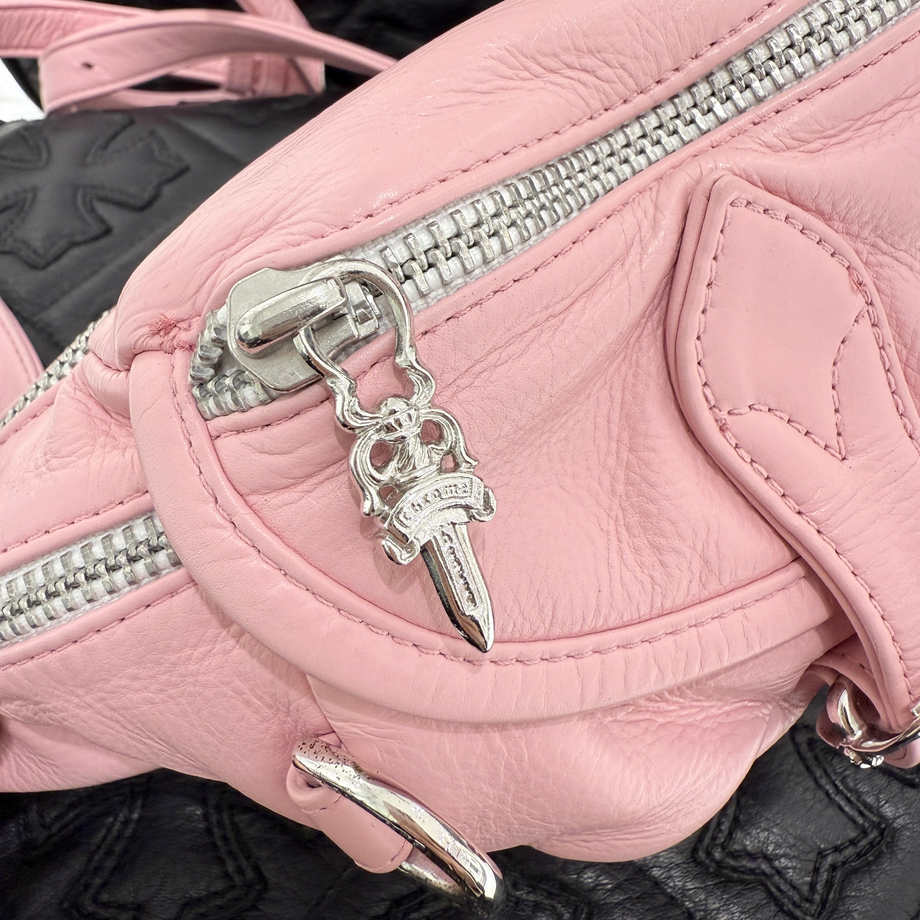 CHROME HEARTS 1 SNAT PACK Mini LEATHER WAIST BAG クロムハーツ 1スナットパック ミニ レザーウェストバッグ