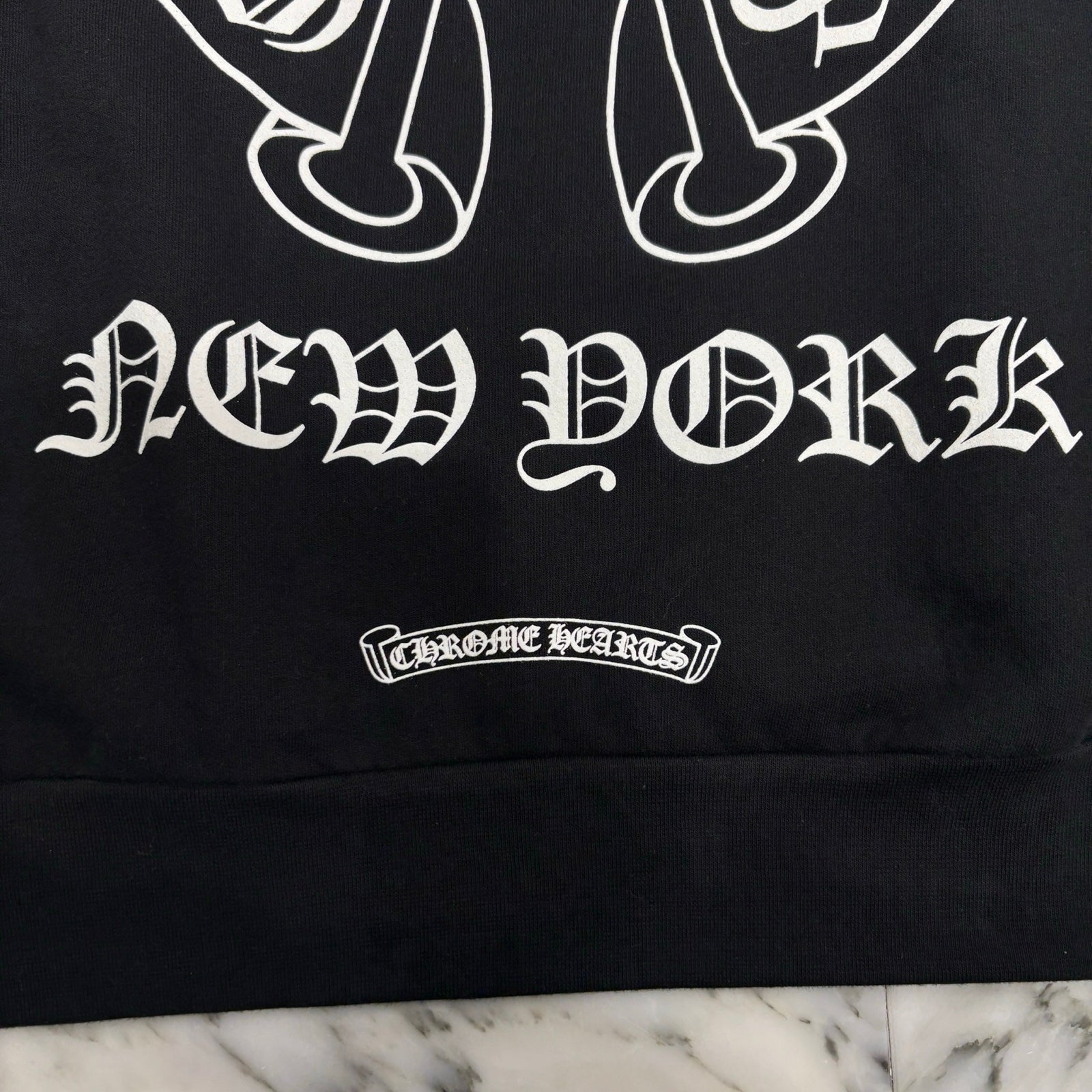 CHROME HEARTS NEW YORK Limited Horseshoe Pullover Hoodie Size S クロムハーツ ニューヨーク限定 ホースシュー プルオーバーフーディーサイズS