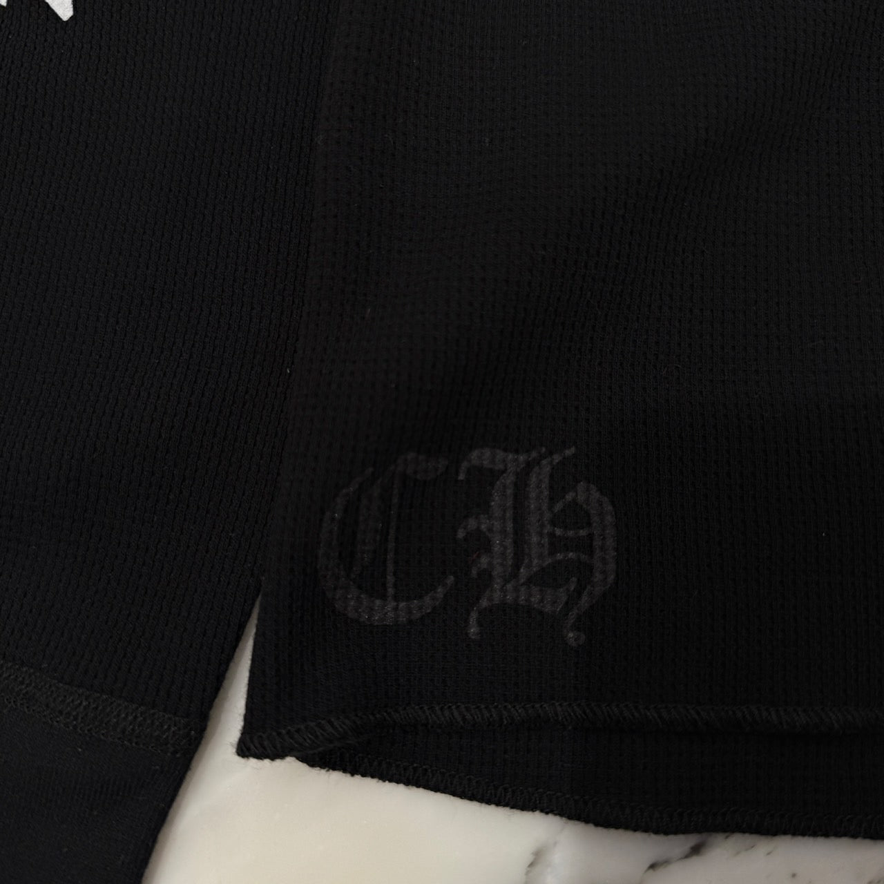 CHROME HEARTS 2025SS Scroll Label Arm Logo Print Thermal Long Sleeve Tee Size L クロムハーツ スクロールラベル アームロゴプリント  サーマル ロングスリーブ Tシャツ サイズL