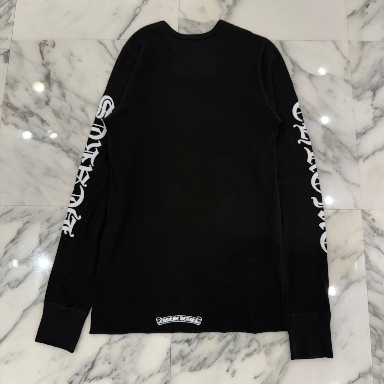 CHROME HEARTS クロムハーツ ロングTシャツ スクロールラベル クロムハーツロングTシャツスクロールラベルブラック|クロム