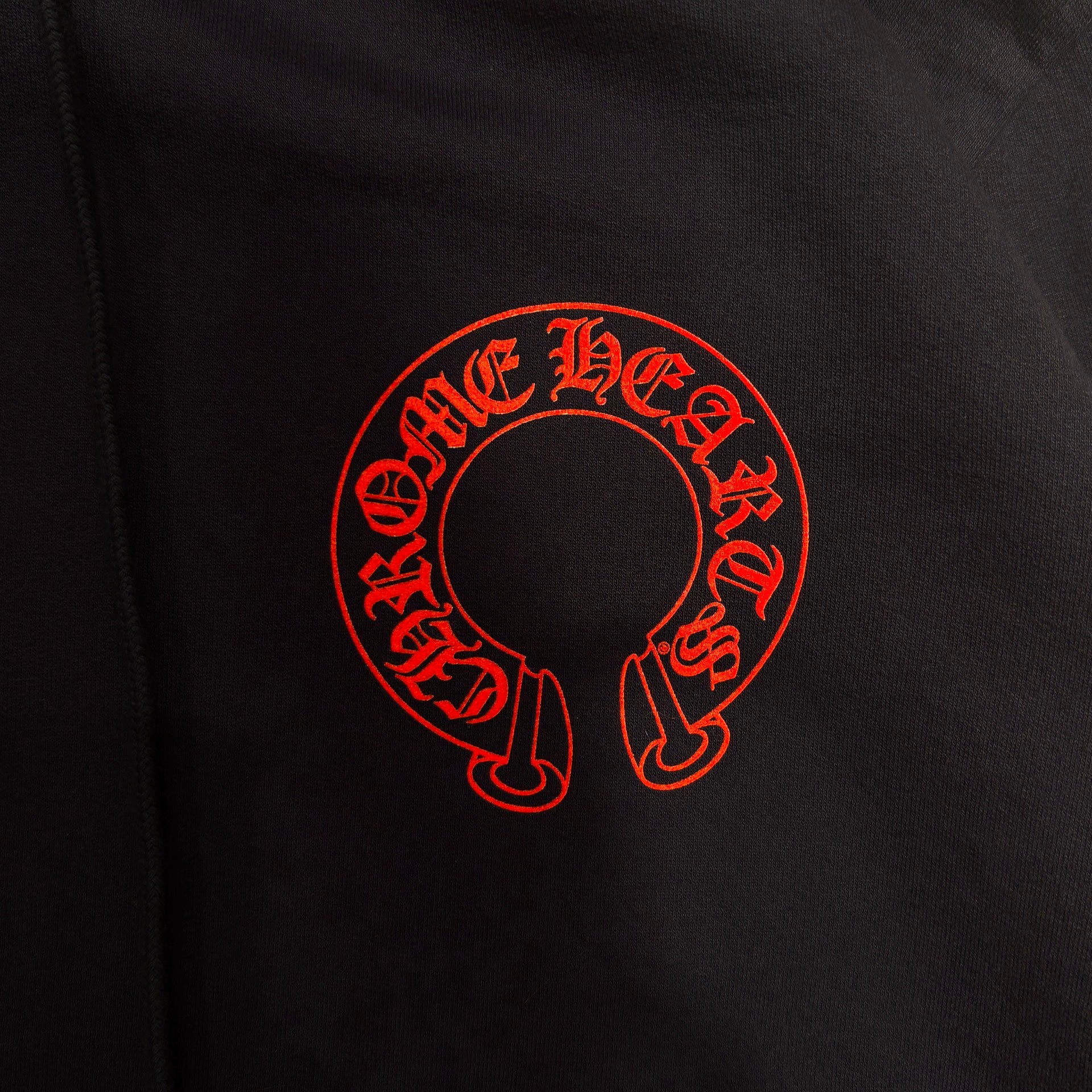 CHROME HEARTS 2025SS Floral Cross Horseshoe Pullover Hoodie Size L クロムハーツ フローラルクロス ホースシュー プルオーバーフーディーサイズL