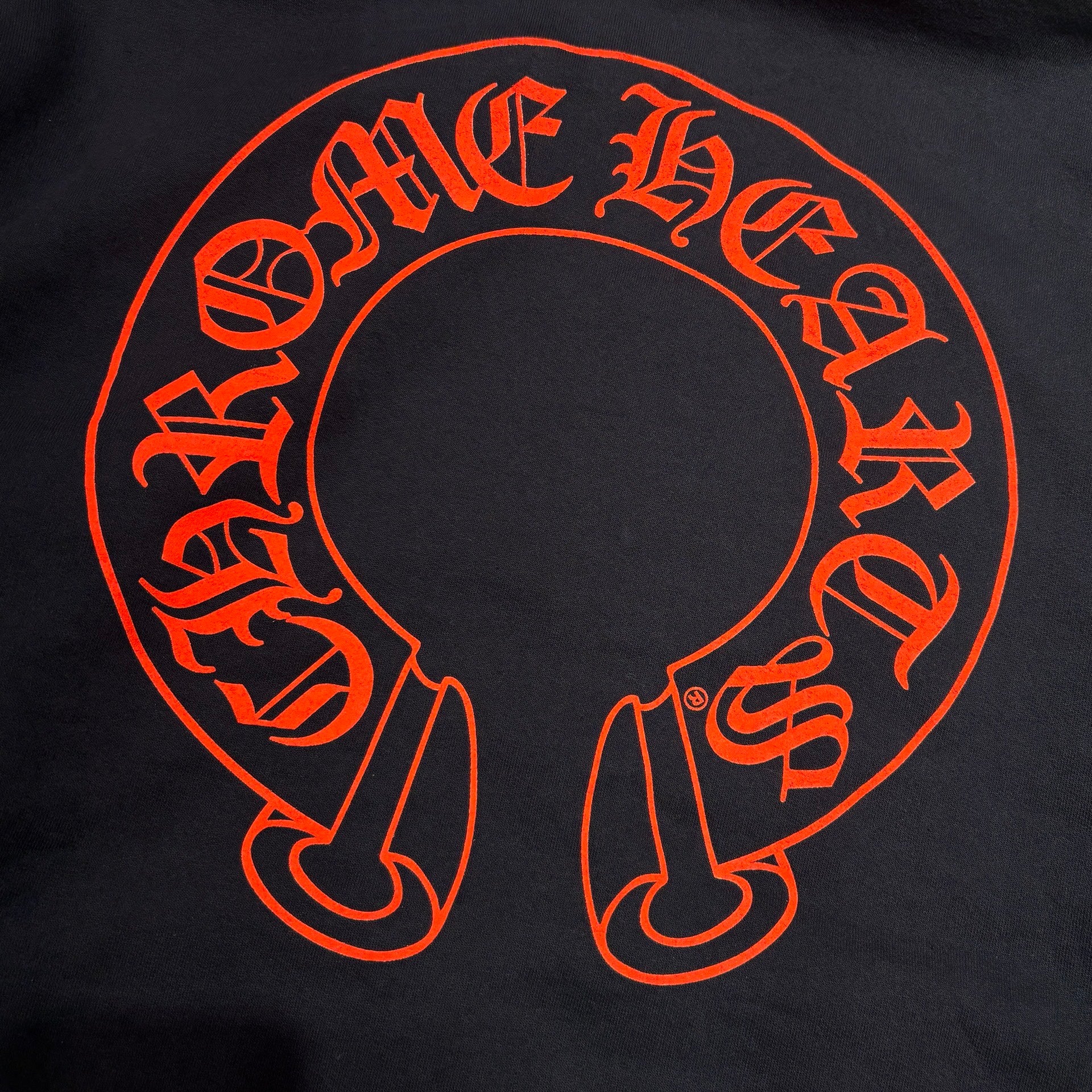 CHROME HEARTS 2025SS Floral Cross Horseshoe Pullover Hoodie Size L クロムハーツ フローラルクロス ホースシュー プルオーバーフーディーサイズL