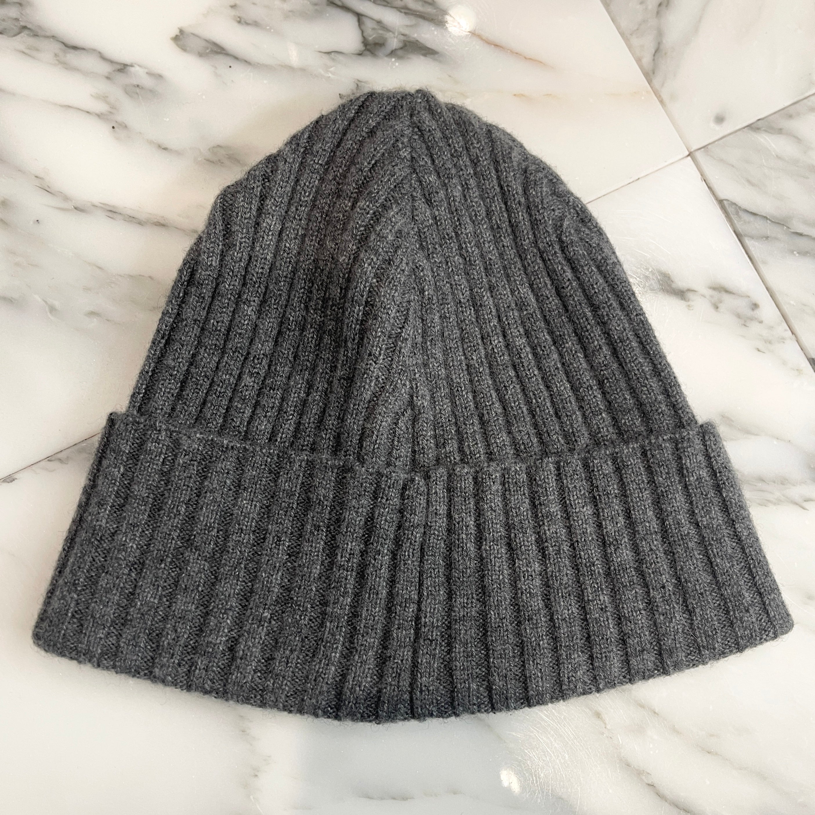 CHROME HEARTS Cashmere 1 Cross Leather Patch Beanie Size ONE SIZE（22cm） クロムハーツ カシミヤ 1 クロス レザーパッチ ビーニー サイズONE SIZE（22cm）