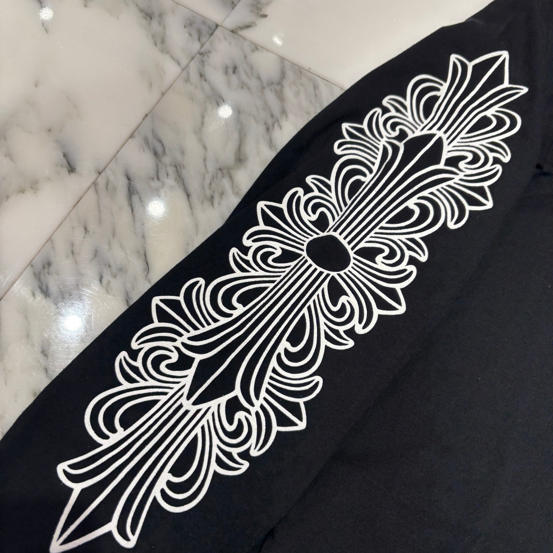 CHROME HEARTS × MATTY BOY ASPEN Limited Floral Cross Long Sleeve Tee Size S クロムハーツ × マッティボーイ アスペン限定 フローラルクロス ロングスリーブTシャツ サイズS