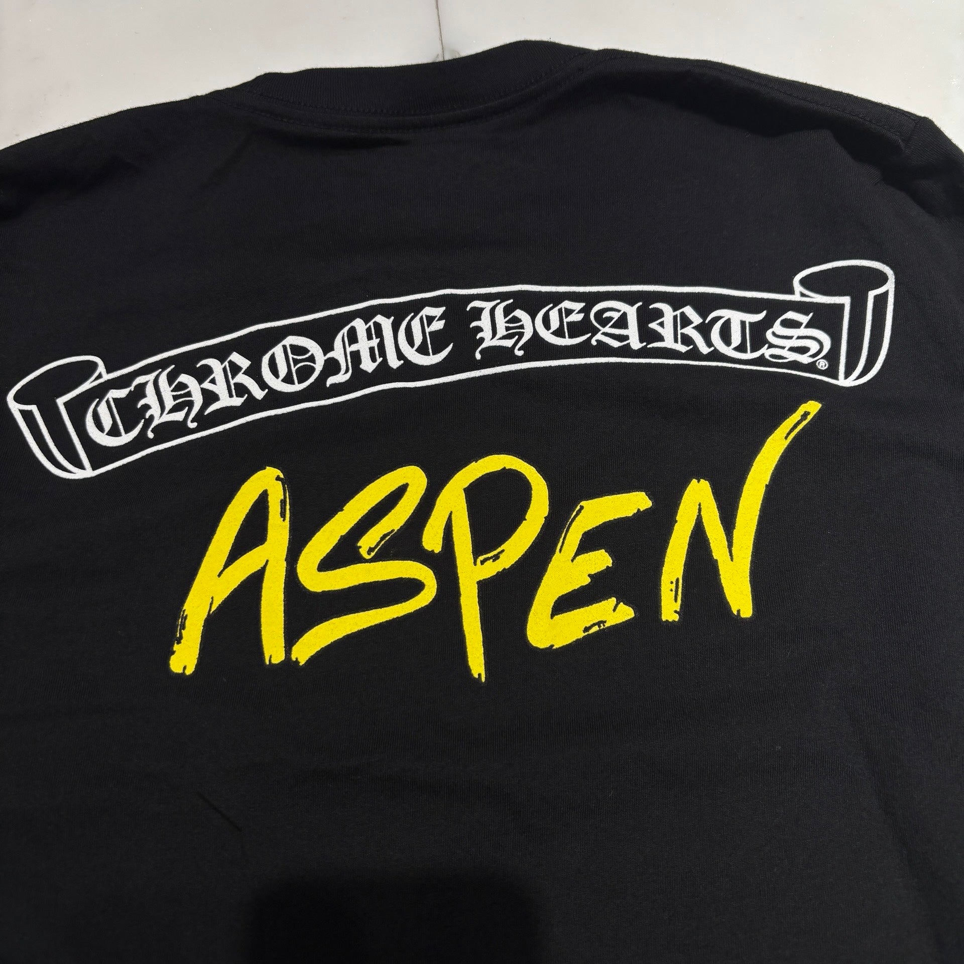 CHROME HEARTS × MATTY BOY ASPEN Limited Floral Cross Long Sleeve Tee Size S クロムハーツ × マッティボーイ アスペン限定 フローラルクロス ロングスリーブTシャツ サイズS