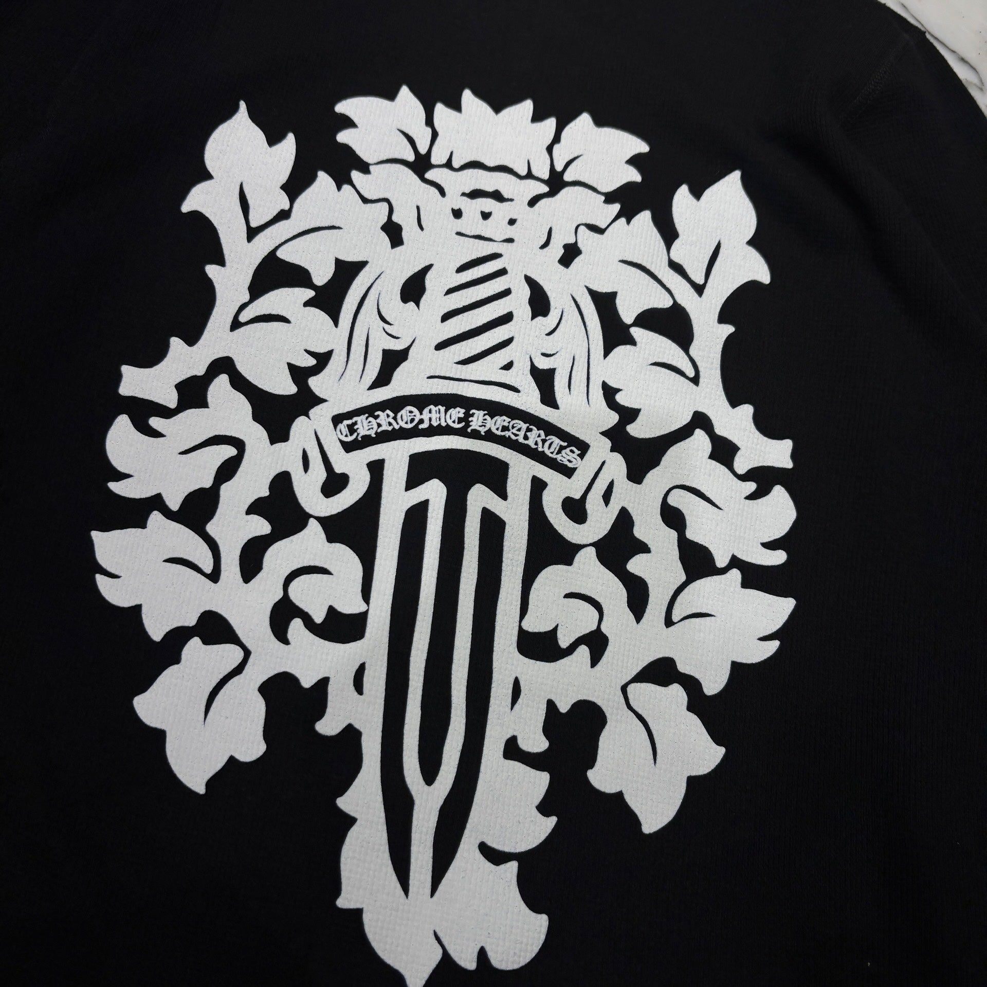 CHROME HEARTS 2025SS Vine Dagger Print Thermal Long Sleeve Tee Size M クロムハーツ ヴァインダガー プリント サーマル ロングスリーグ Tシャツ サイズM