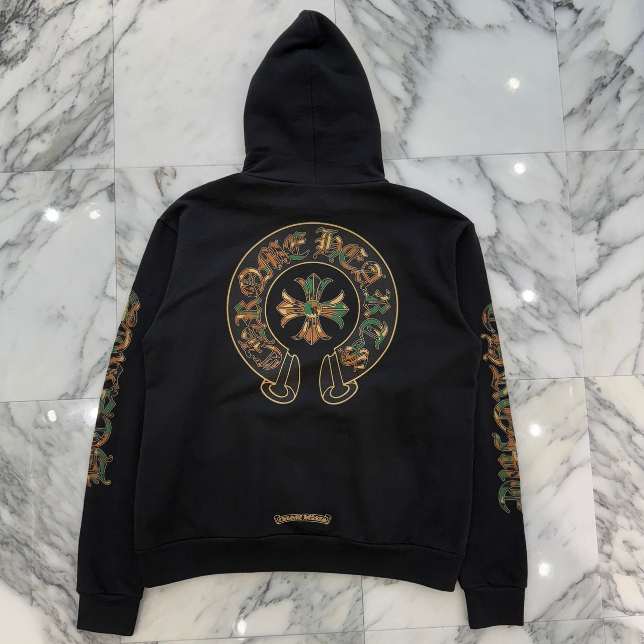 CHROME HEARTS Camo Horseshoe Pullover Hoodie Size S クロムハーツ カモ ホースシュープルオーバーフーディ サイズS