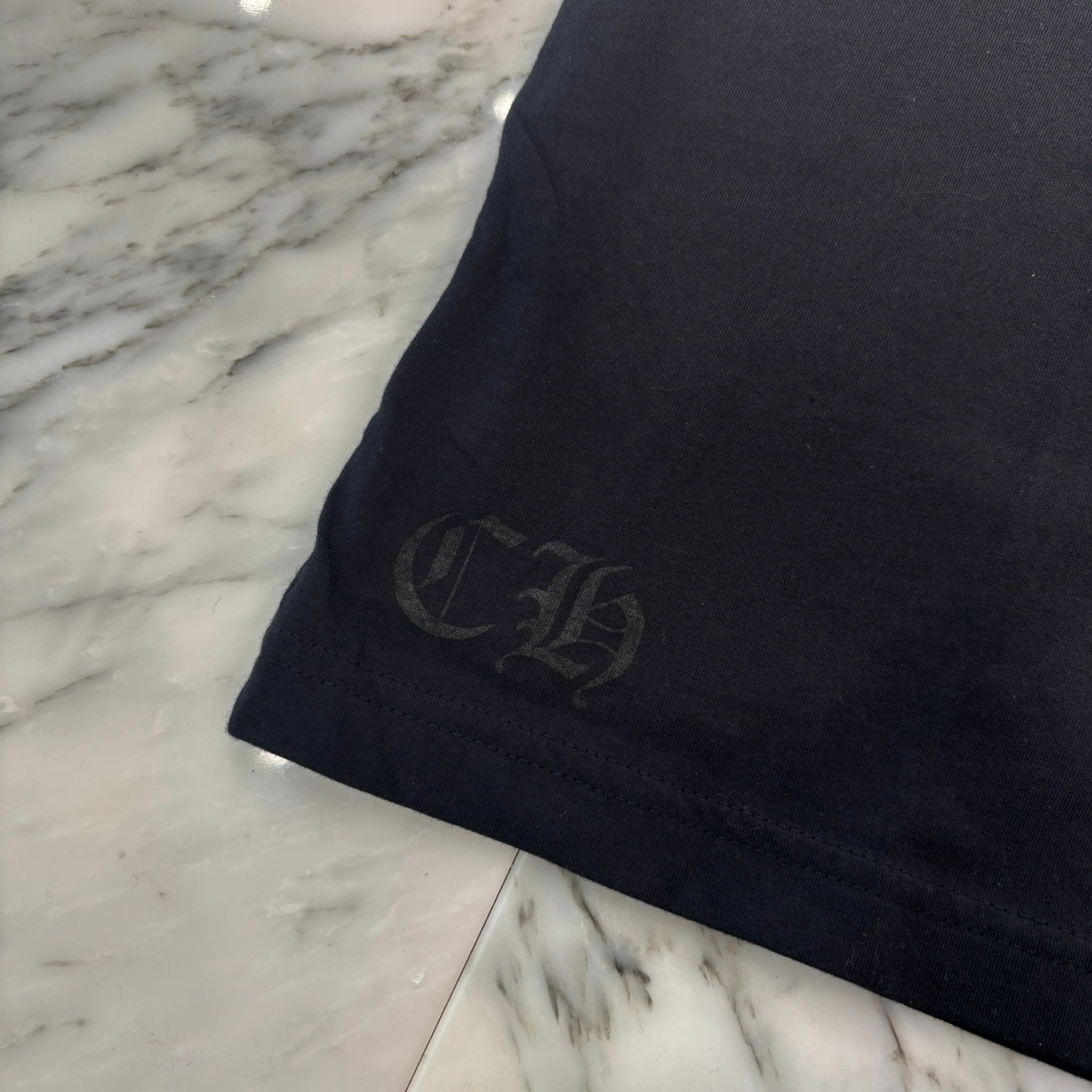 CHROME HEARTS Hollywood Limited Red CH Plus Horseshoe Tee Size L クロムハーツ ハリウッド限定 レッド CHプラス ホースシュー Tシャツ サイズL