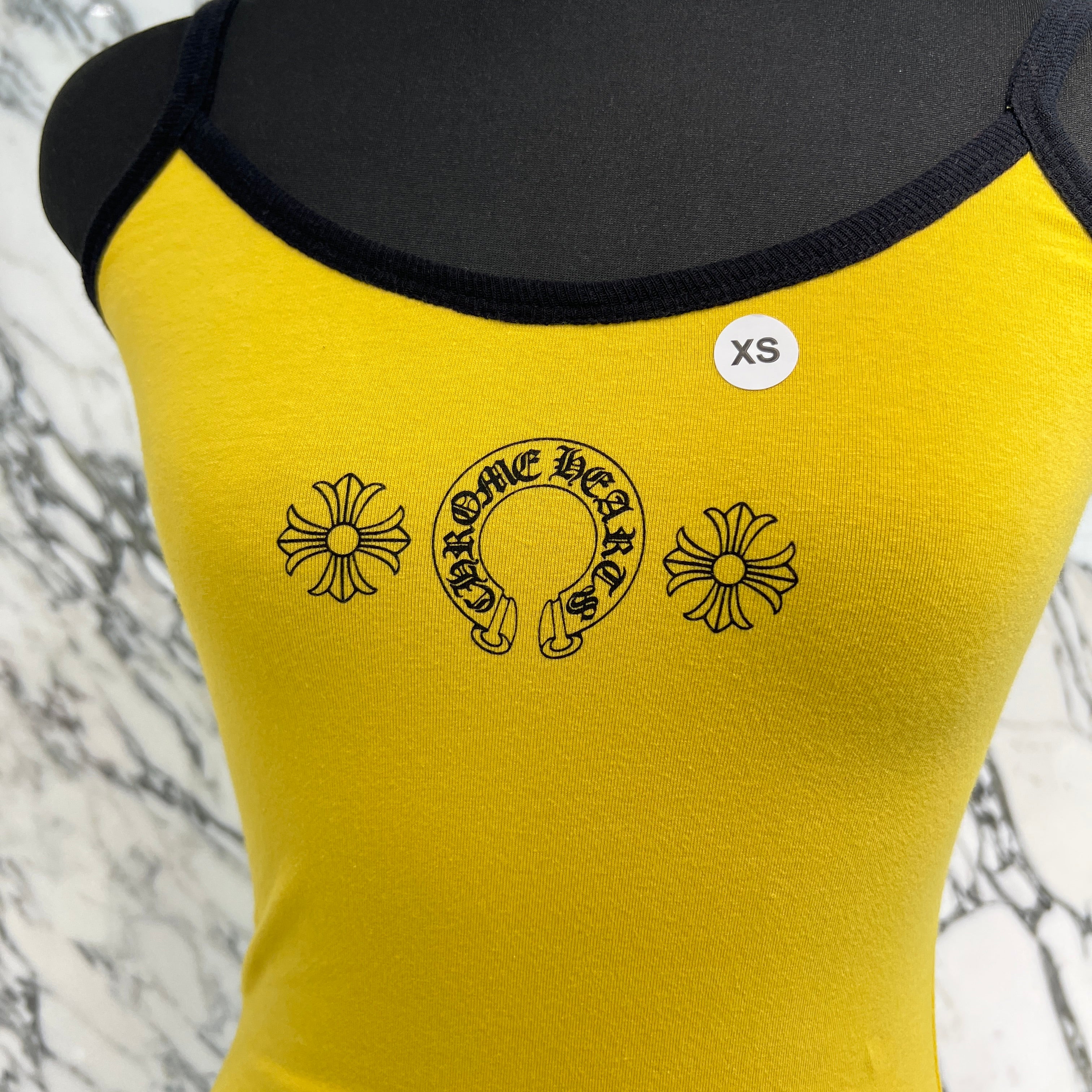 CHROME HEARTS Horseshoe Short Camisole Top Size XS クロムハーツ ホースシュー ショート キャミソールトップ サイズXS