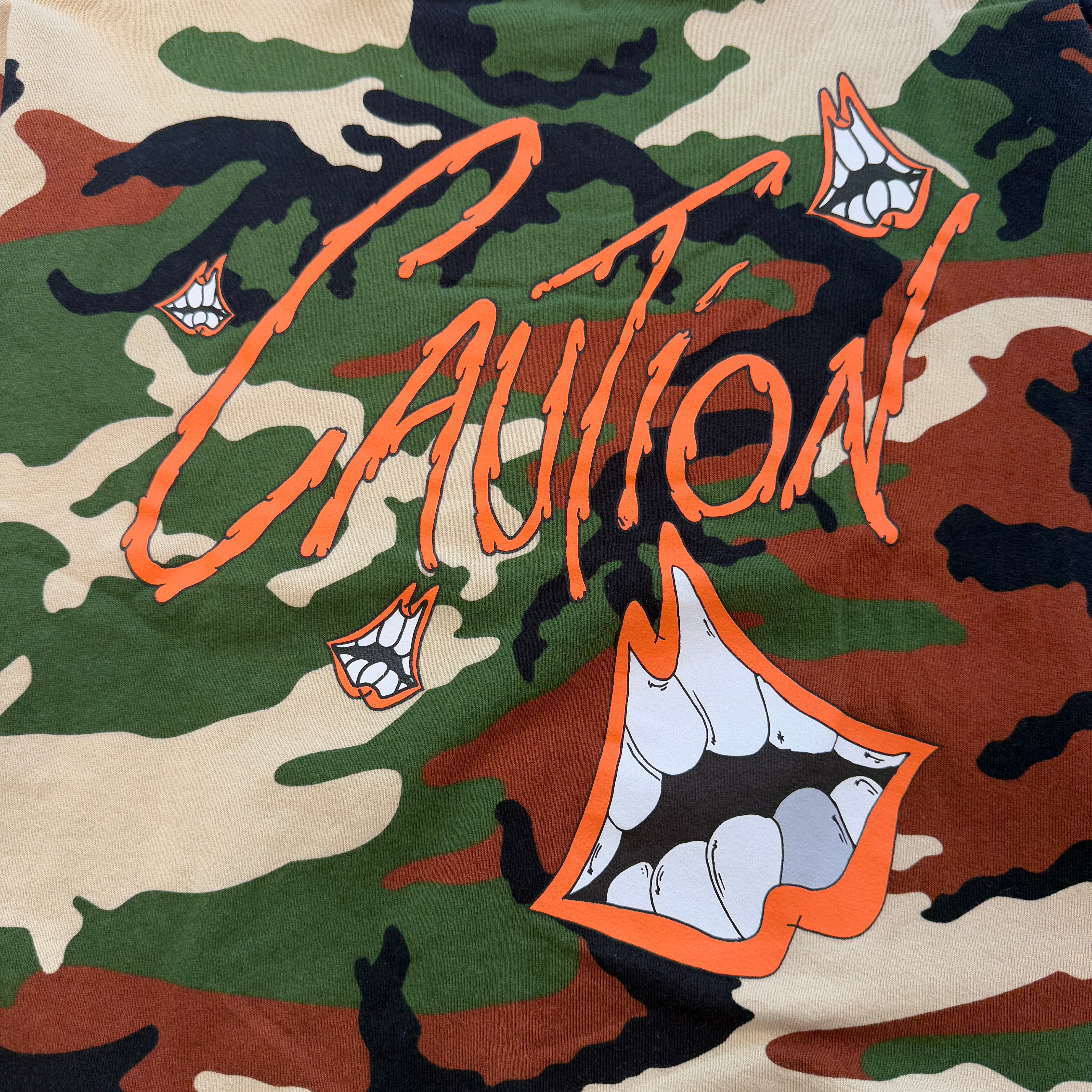 CHROME HEARTS × MATTY BOY 2022SS PPO CAUTION SWTSHRT Size XXL クロムハーツ × マッティボーイ コーションスウェットシャツ サイズXXL