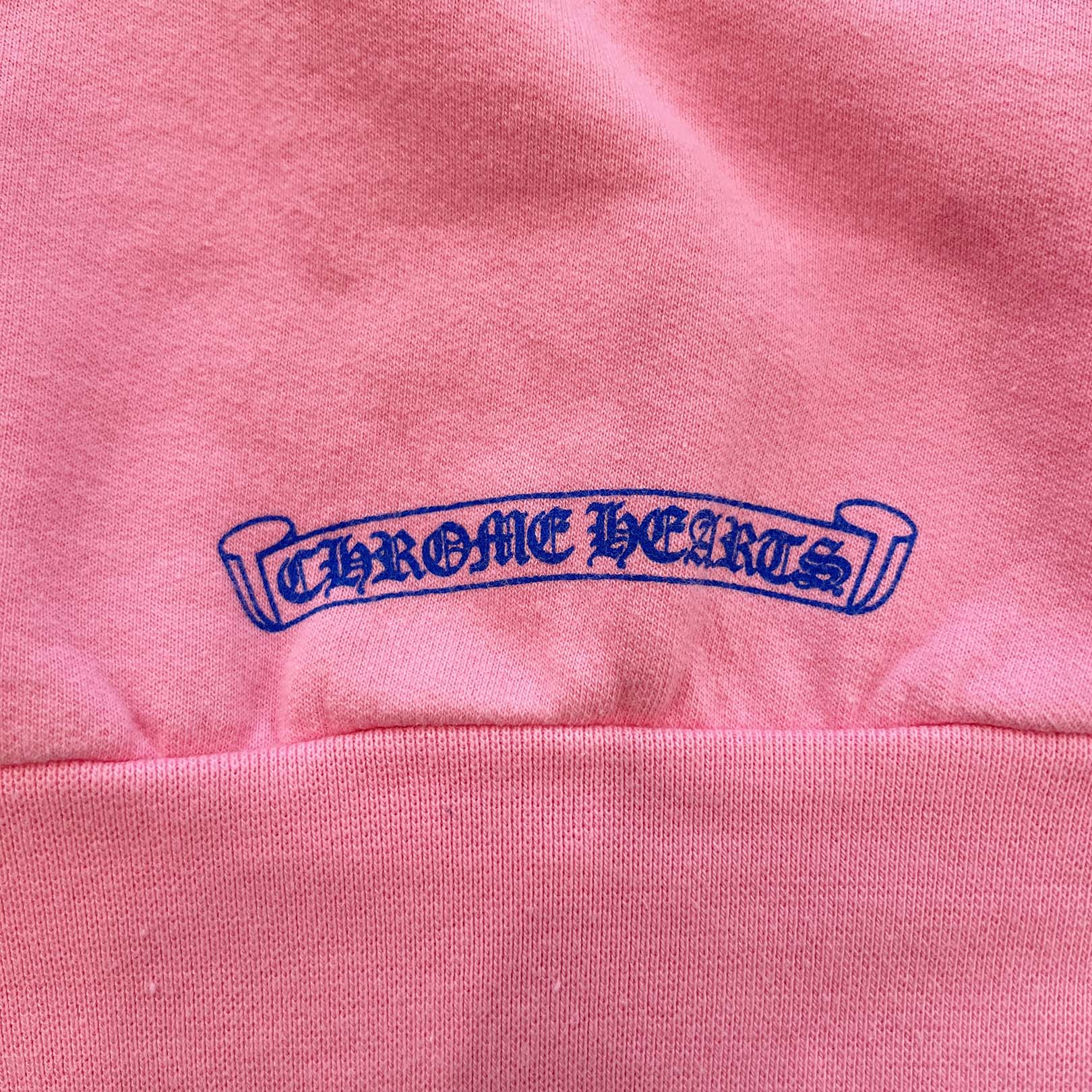 CHROME HEARTS NYC Limited Floral Cross Horseshoe Pullover Hoodie