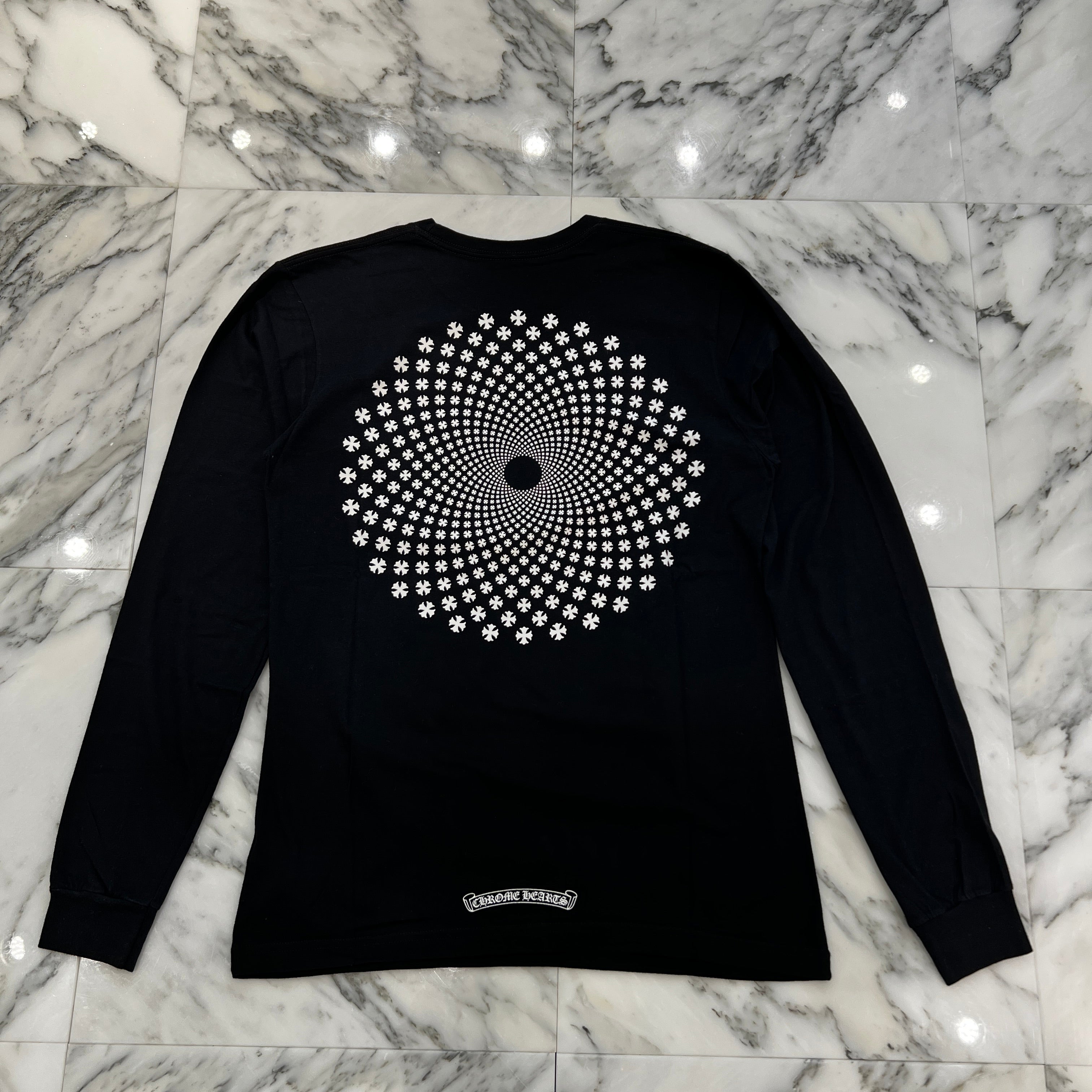 CHROME HEARTS Circle CH Plus Long Sleeve Tee Size M クロムハーツ サークル CHプラス ロングスリーブTシャツ サイズM