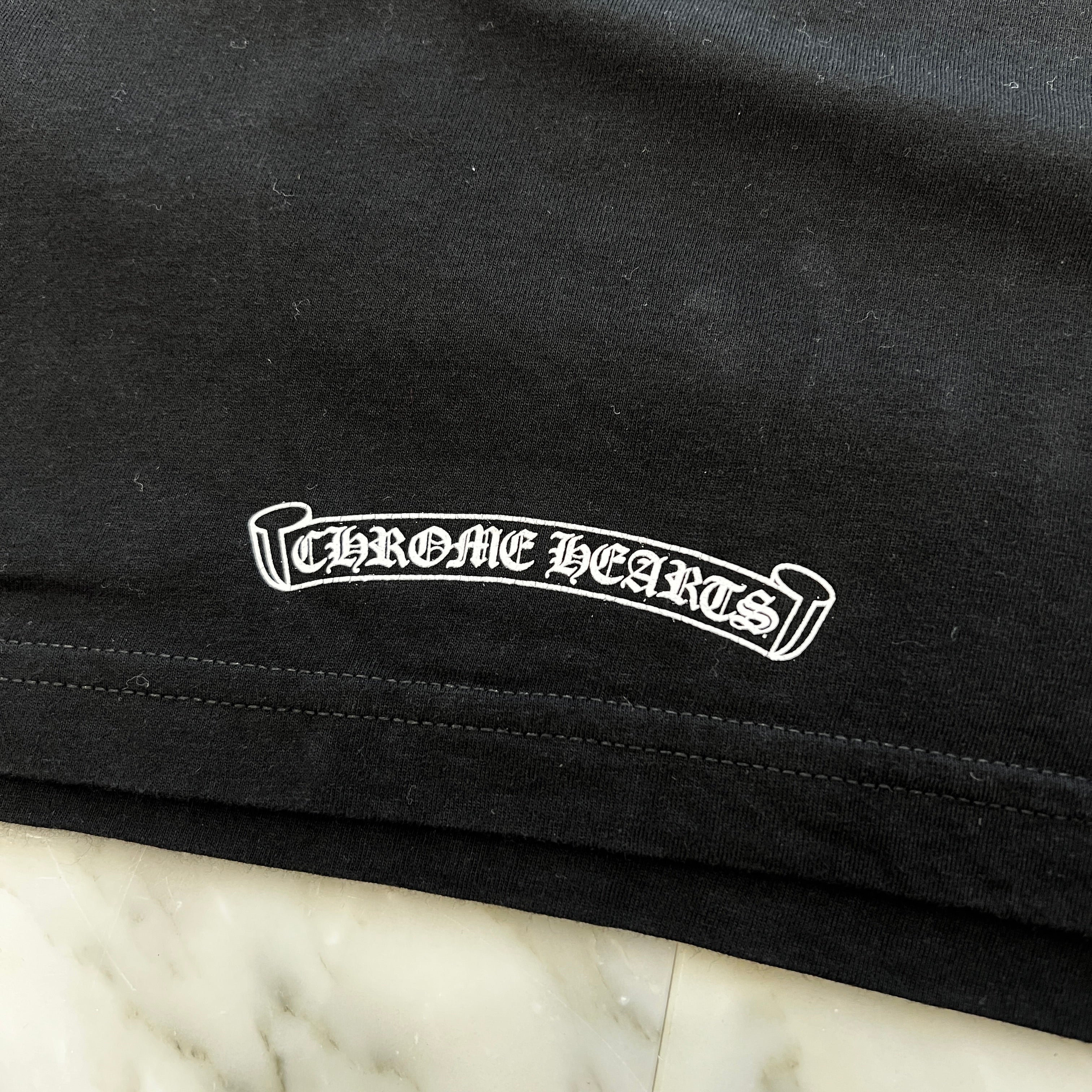 CHROME HEARTS Circle CH Plus Long Sleeve Tee Size M クロムハーツ サークル CHプラス ロングスリーブTシャツ サイズM