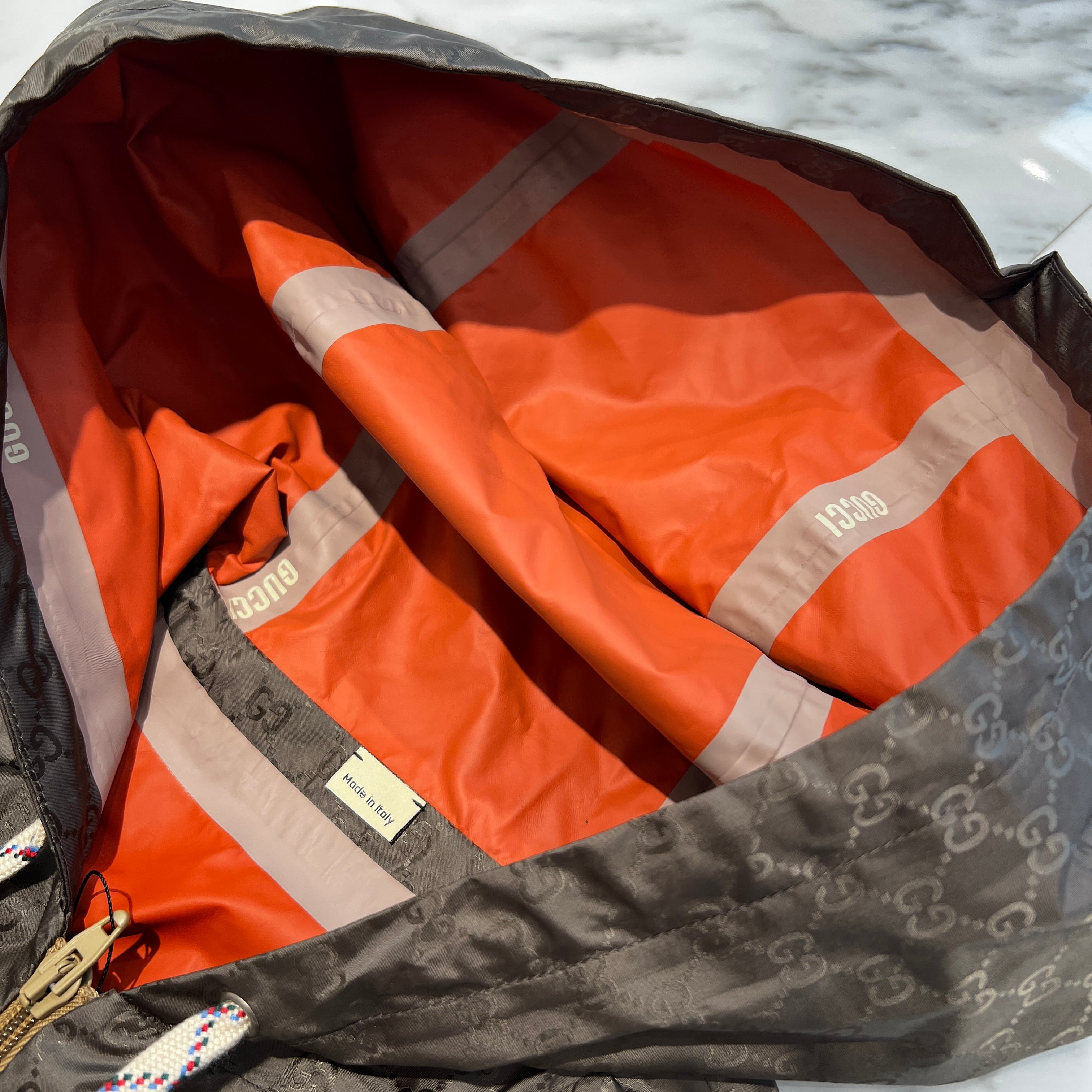 GUCCI 2023AW GG Fabric Zip Up Jacket 755546 Z8BJK 2079 Size 44 グッチ GG ファブリック ジップアップジャケット サイズ44