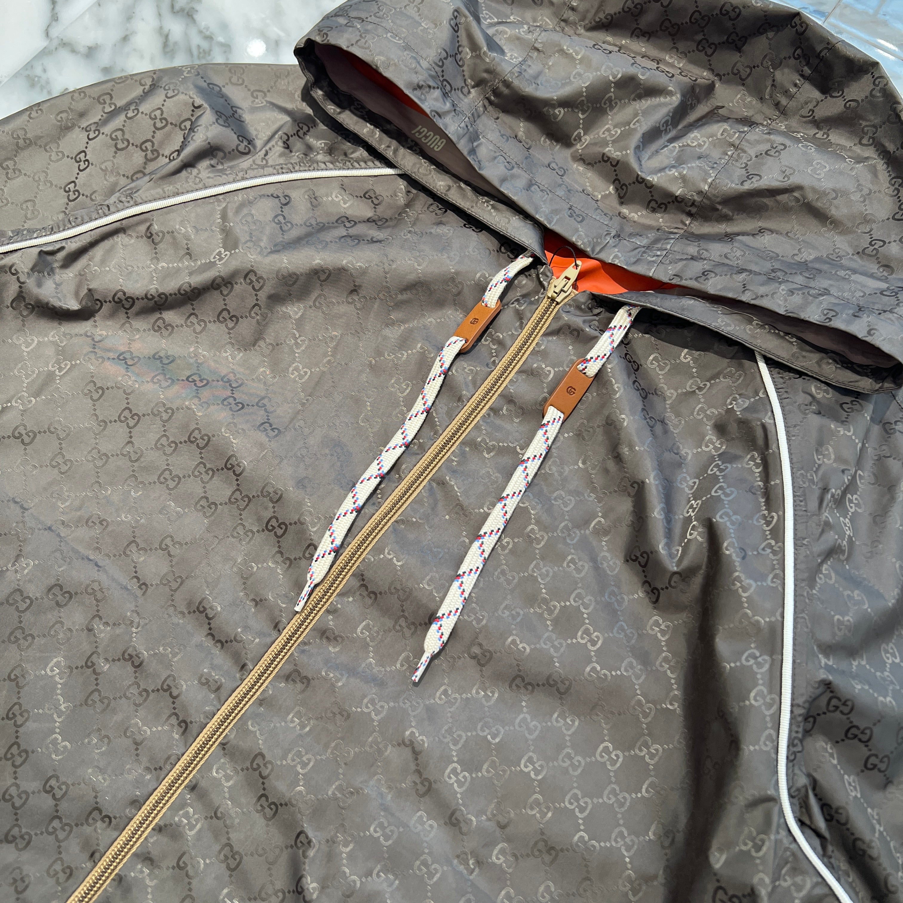 GUCCI 2023AW GG Fabric Zip Up Jacket 755546 Z8BJK 2079 Size 44 グッチ GG ファブリック ジップアップジャケット サイズ44